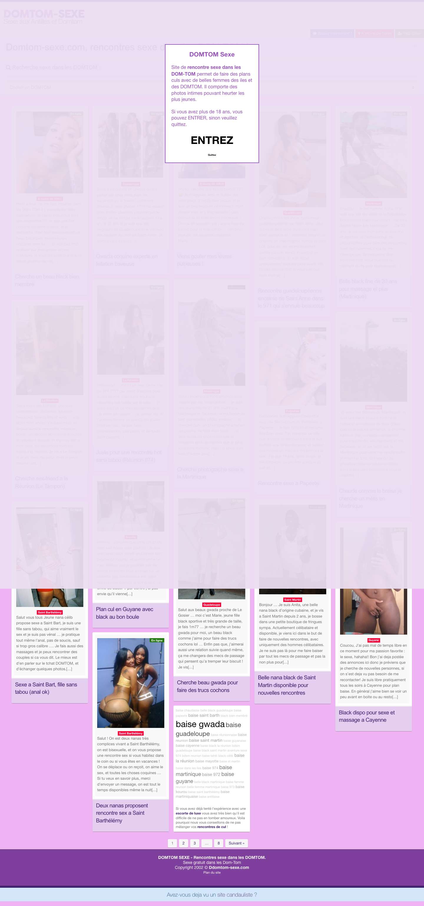 DOM TOM sexe - Rencontre sexe DOM TOM - Full Screenshot