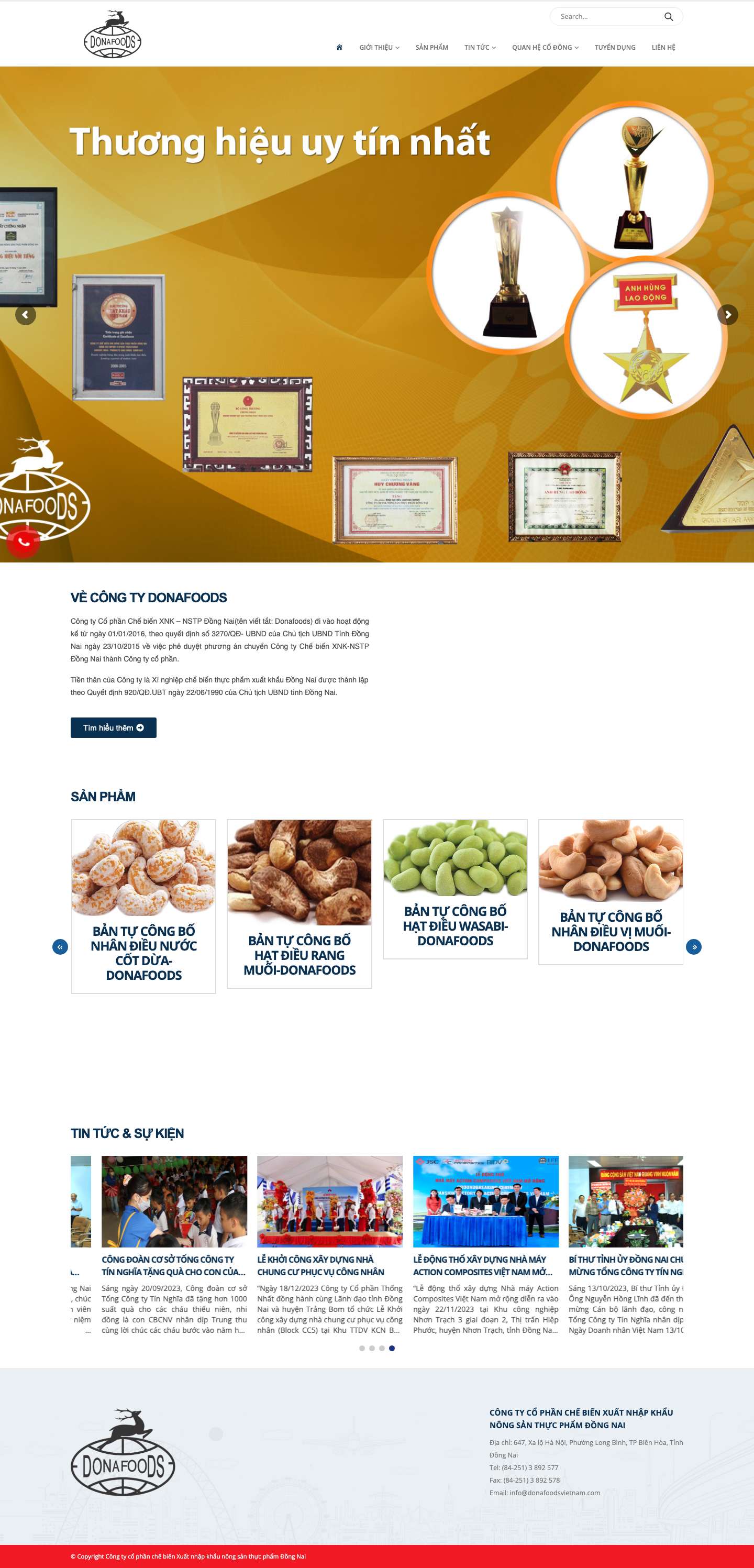 DONAFOODS - Full Screenshot