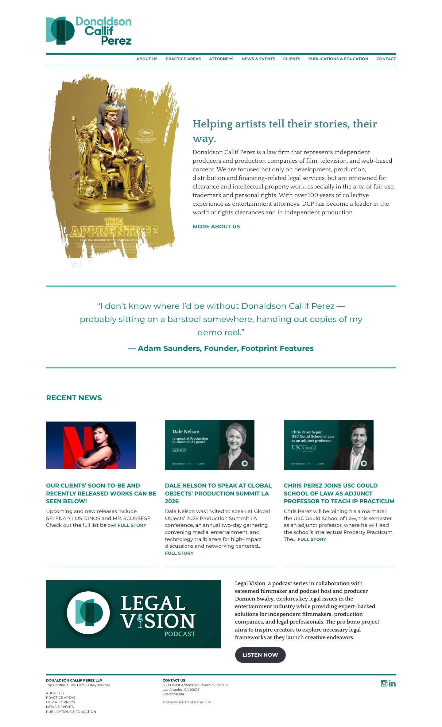 Donaldson Callif Perez - Full Screenshot