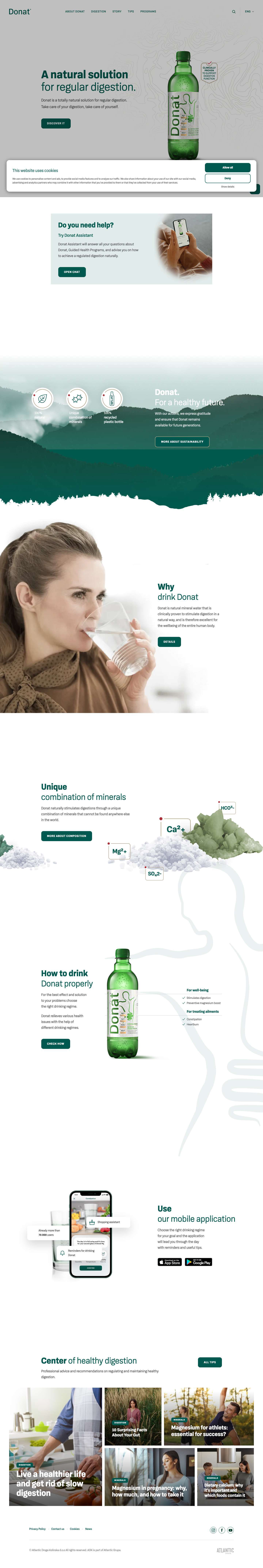 Donat - Take care of your digestion.Take care of yourself. - Full Screenshot