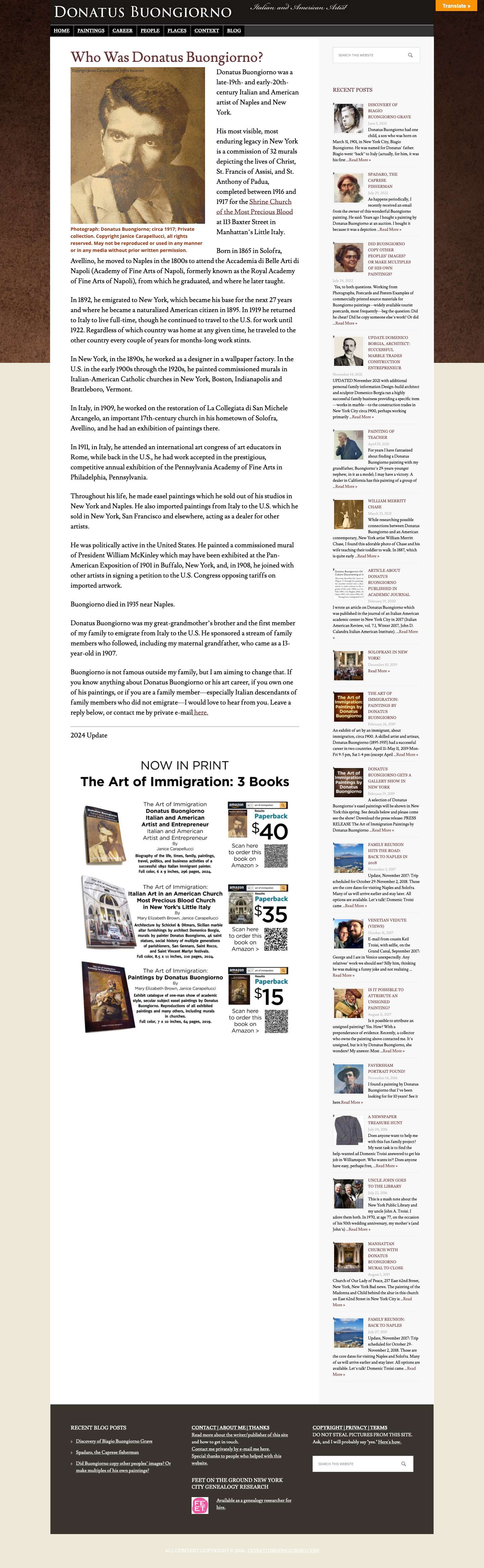 Who Was Donatus Buongiorno? - Donatus Buongiorno - Full Screenshot