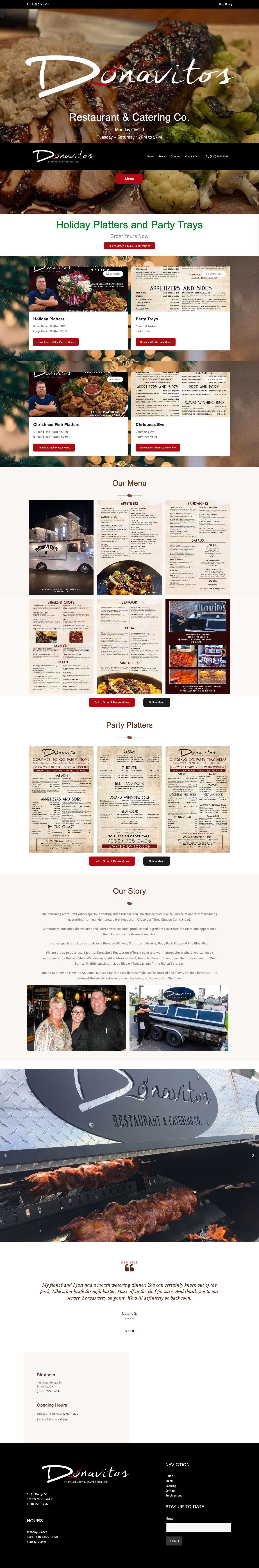 Home - Donavitos - Full Screenshot