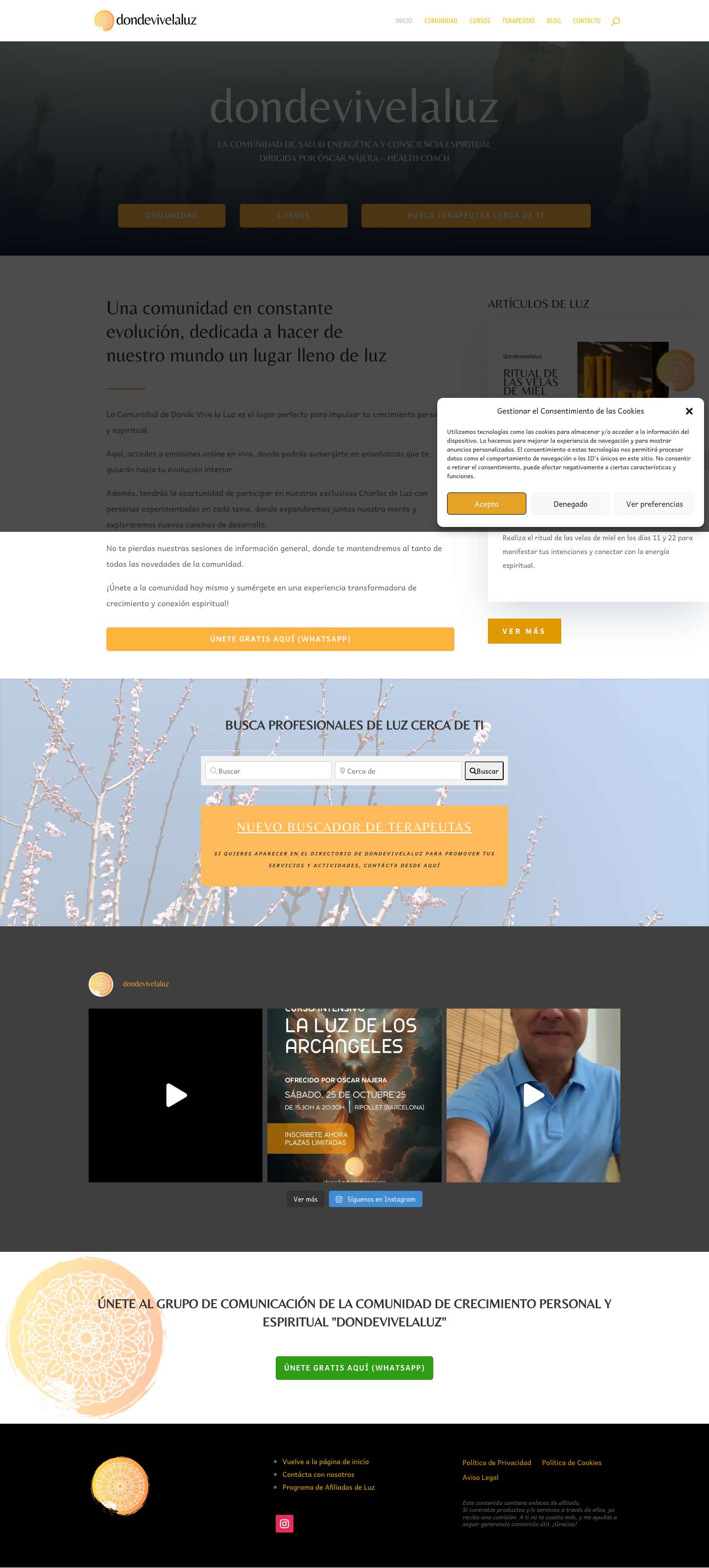 dondevivelaluz - Donde Vive la Luz - Full Screenshot