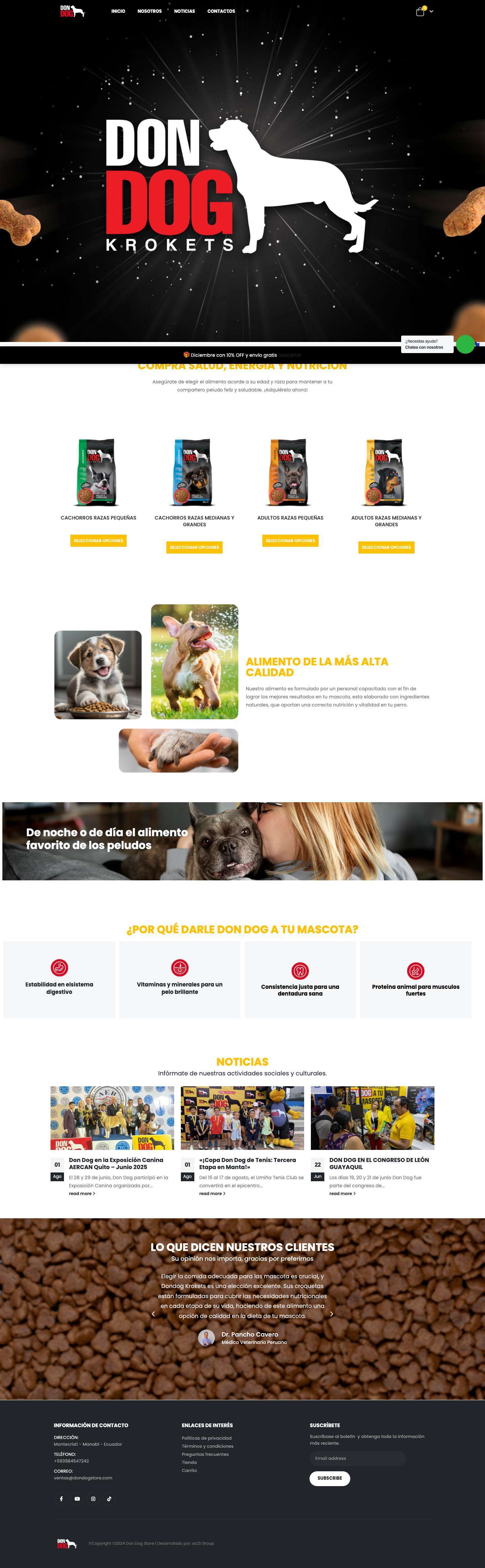 Home - Don Dog Store - Full Screenshot