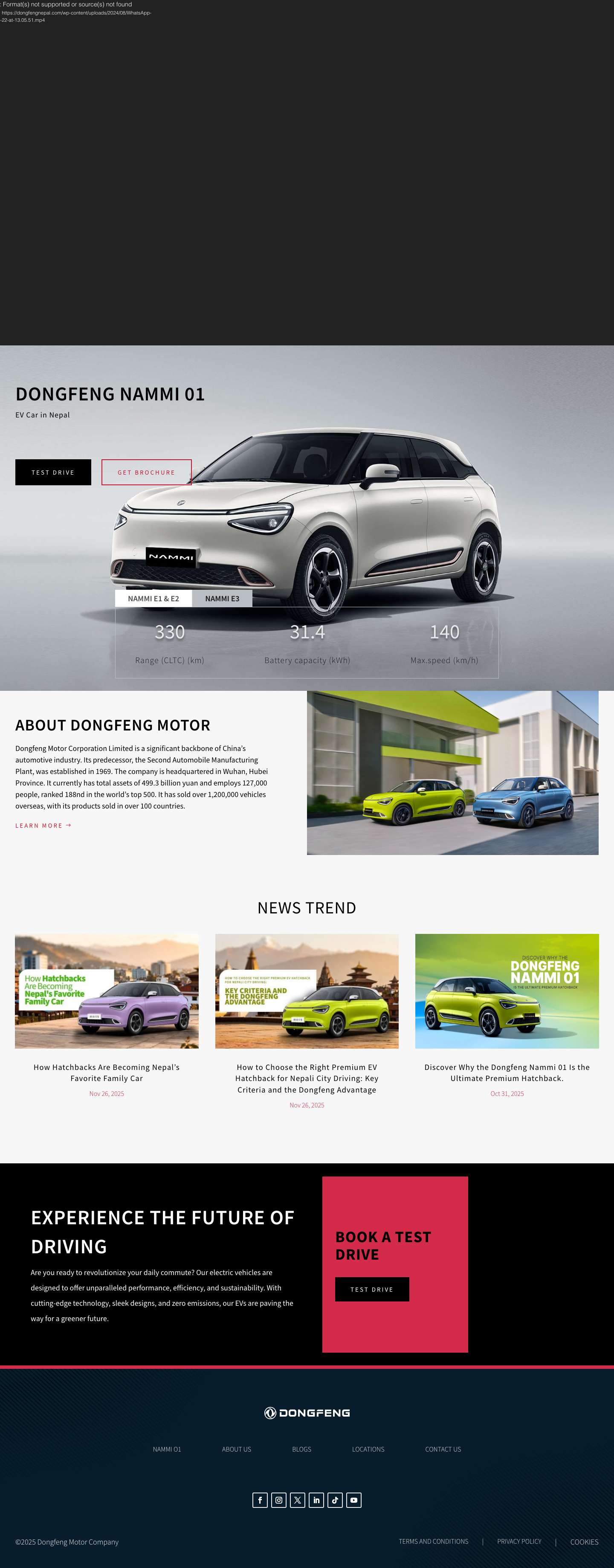 Best EV Car in Nepal– Dongfeng NepalBest EV Car in Nepal– Dongfeng Nepal - Full Screenshot