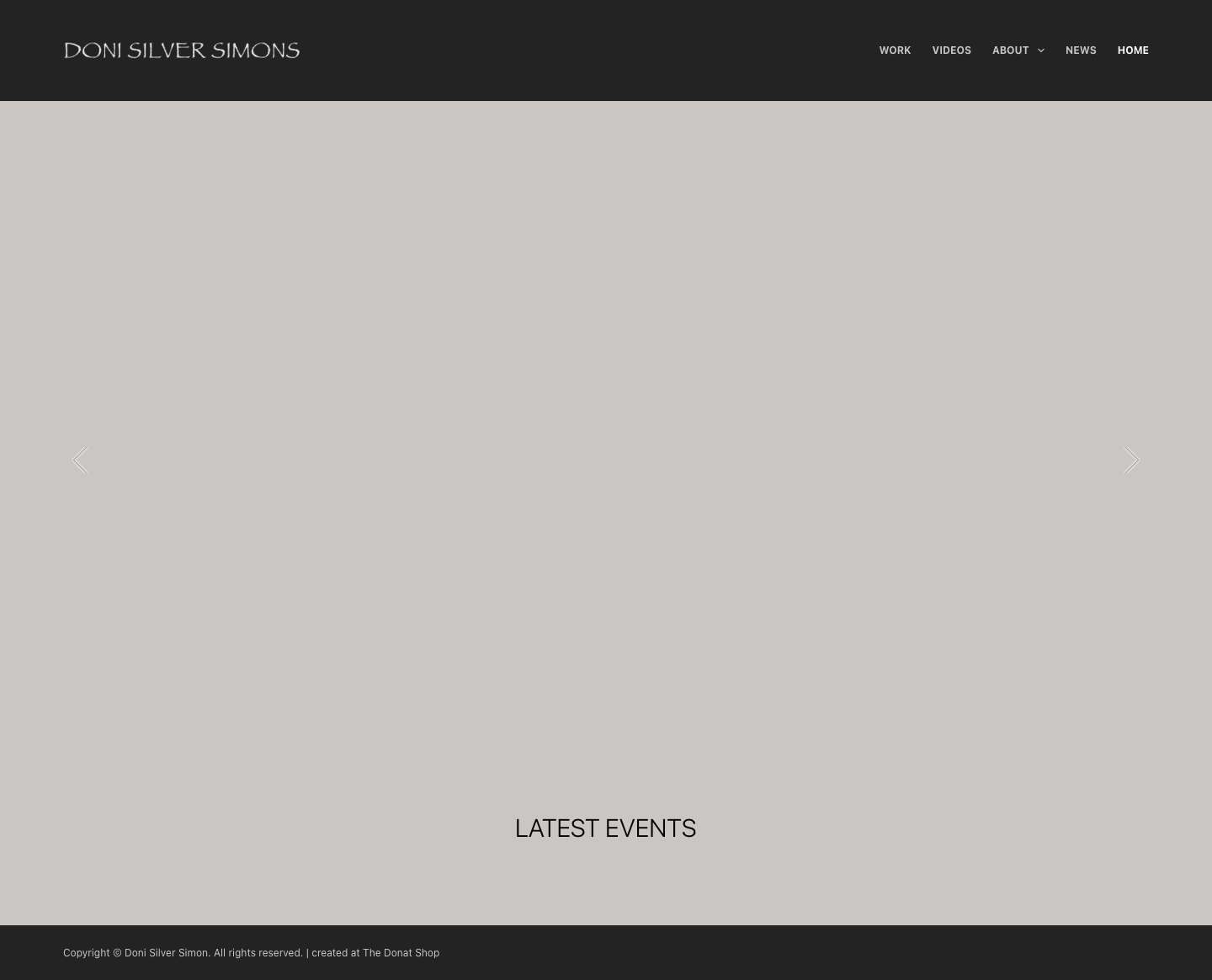 home - Doni Silver Simons - Full Screenshot