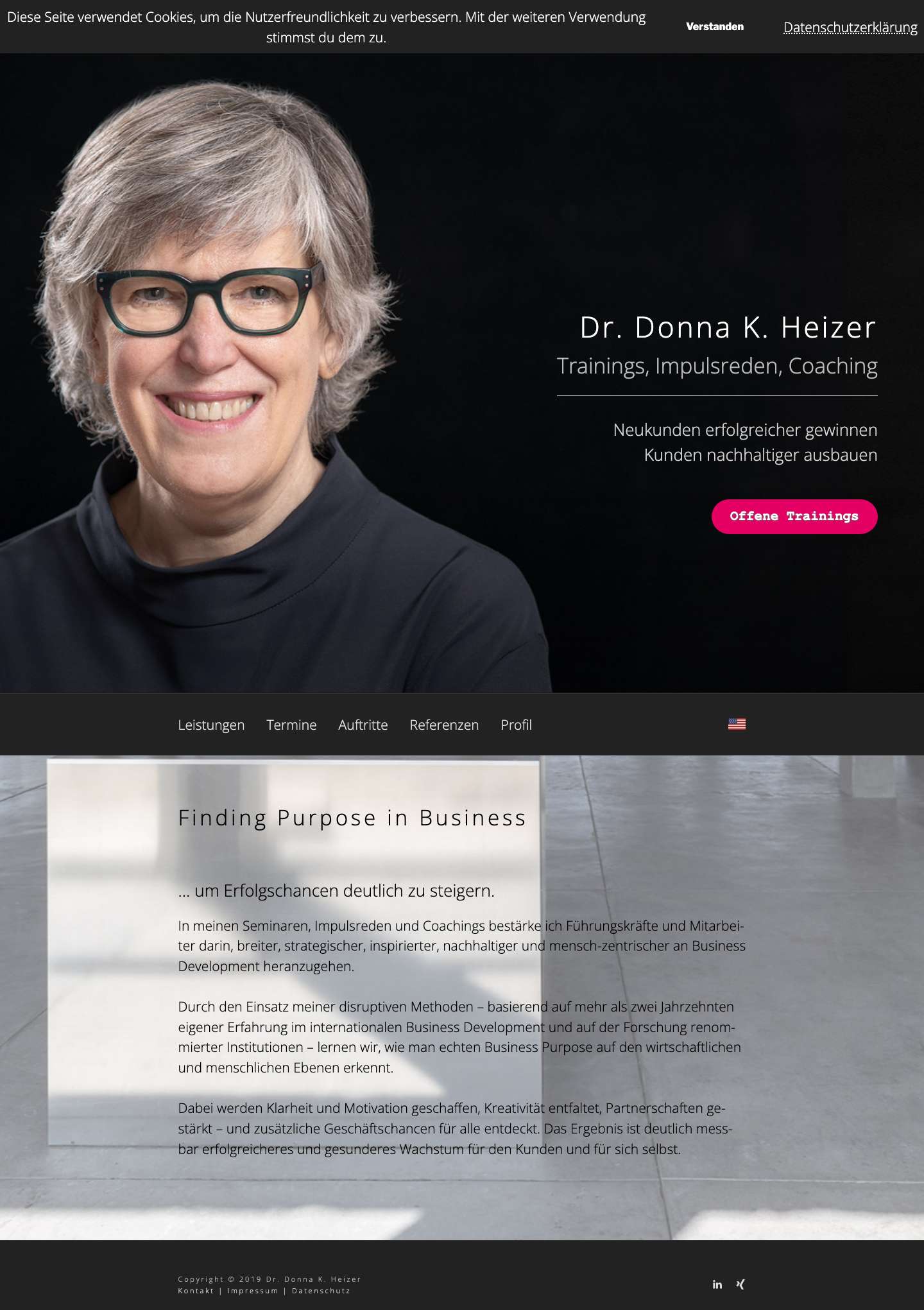 Finding Purpose in Business - Dr. Donna K. Heizer - Full Screenshot
