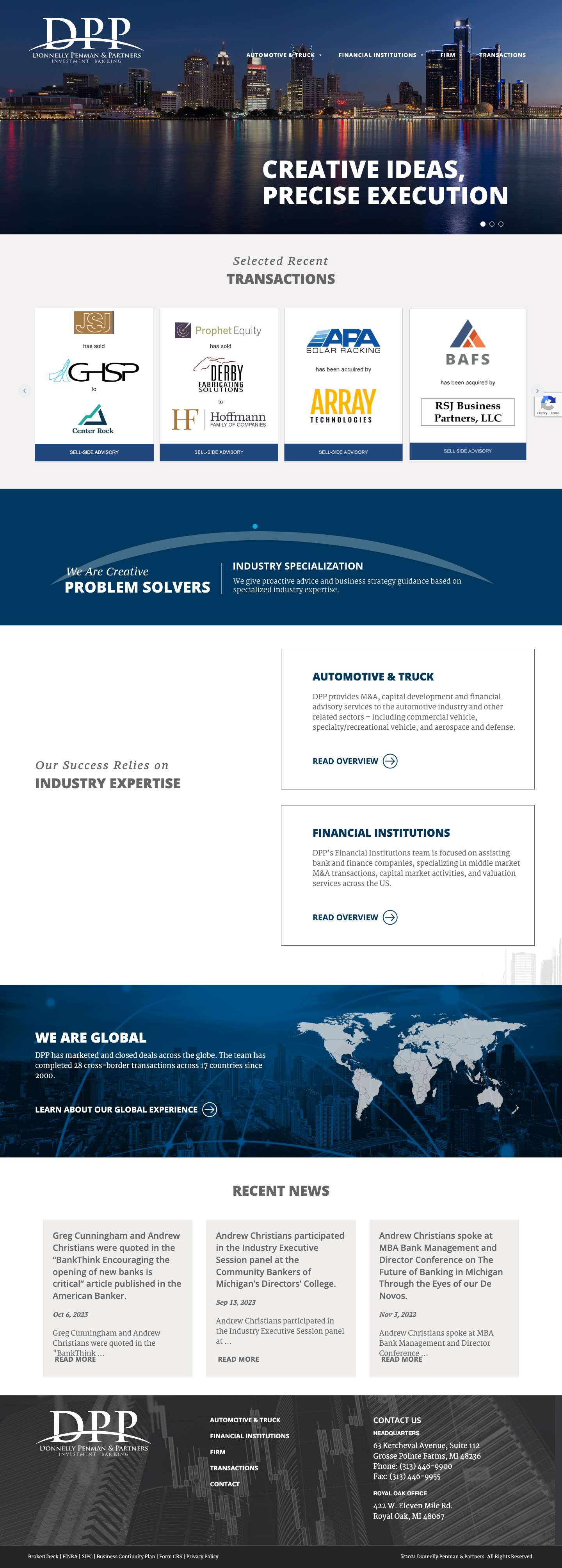 Home - Donnelly Penman - Full Screenshot