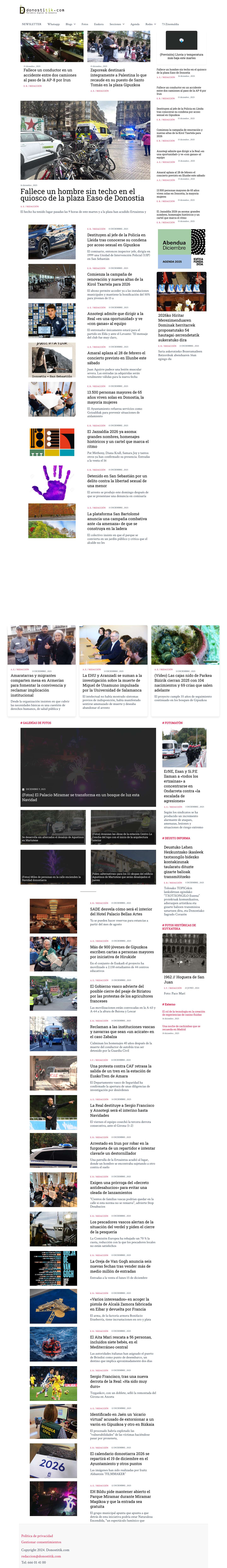 Portada - Donostitik.com - Full Screenshot