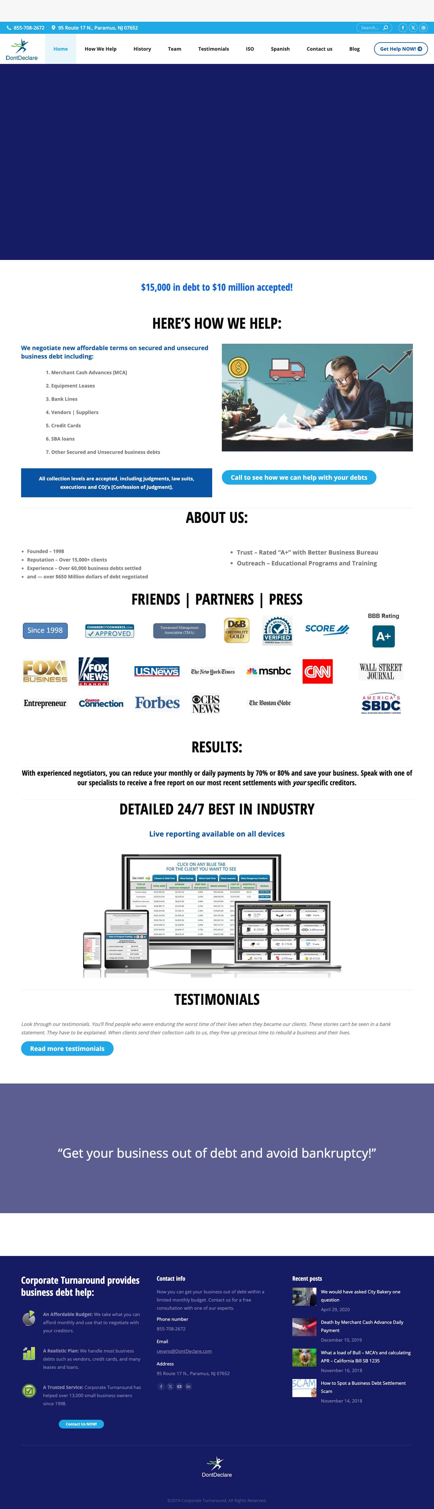 Dont Declare – Save your company from bankruptcy and creditors. - Full Screenshot