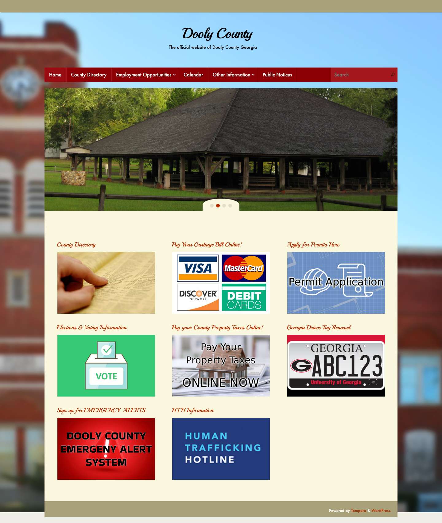 Dooly County – The official website of Dooly County Georgia - Full Screenshot