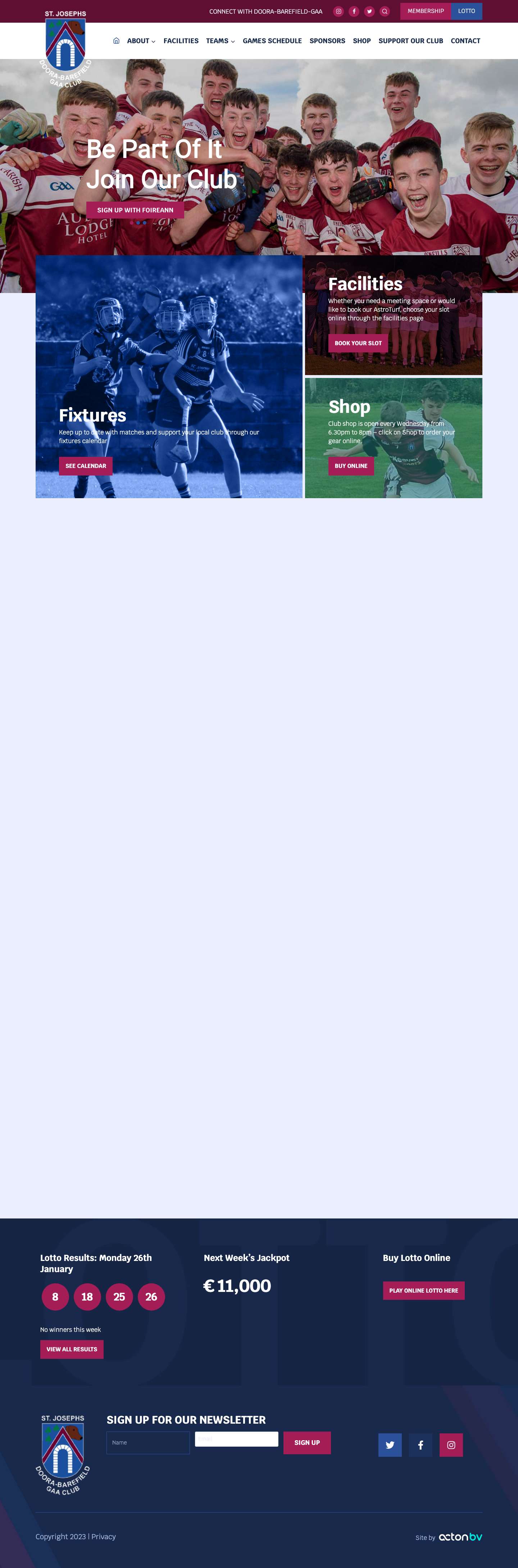 Home - DooraBarefield GAAInstagram - Full Screenshot