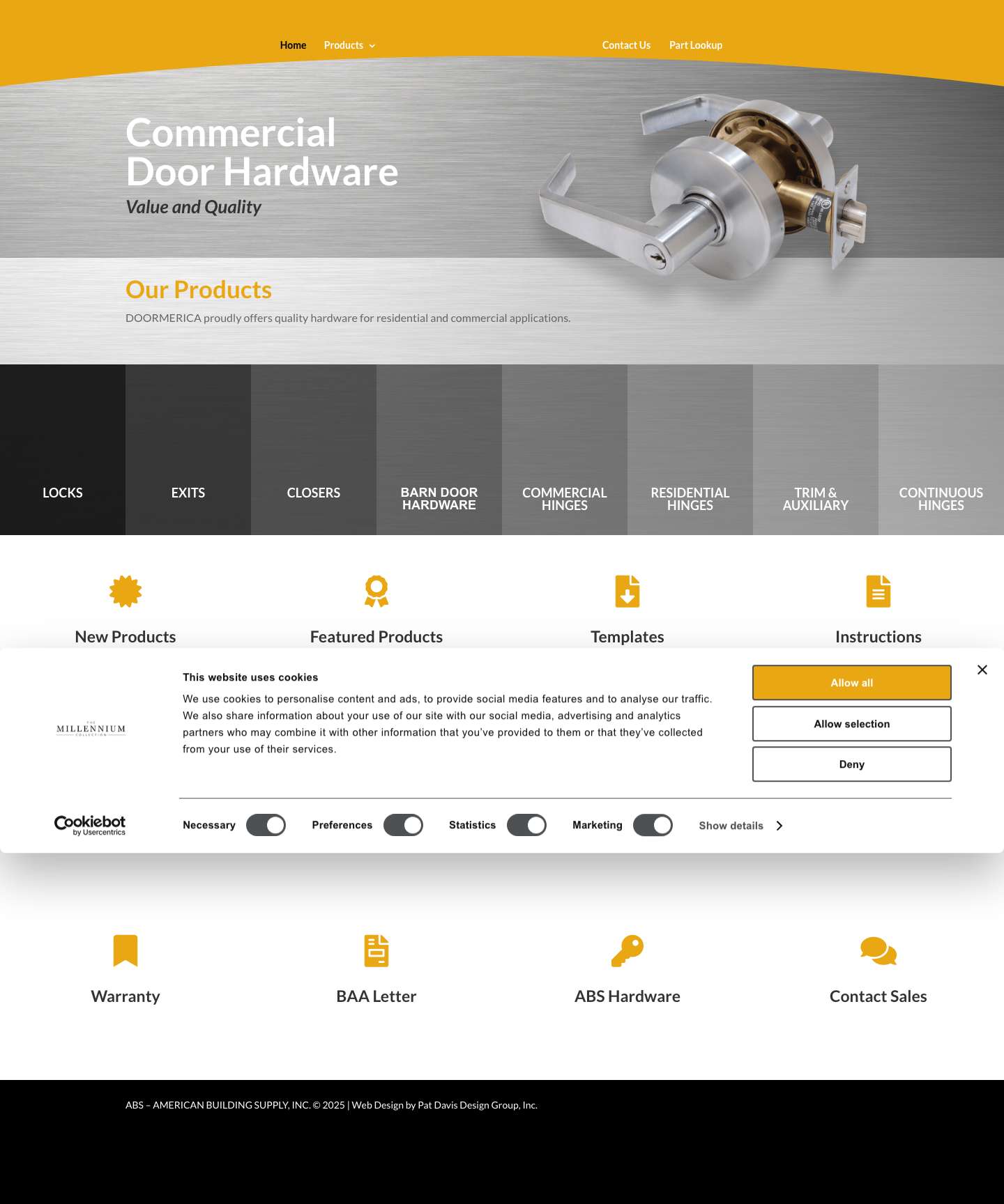 Home – Doormerica Hardware - Full Screenshot