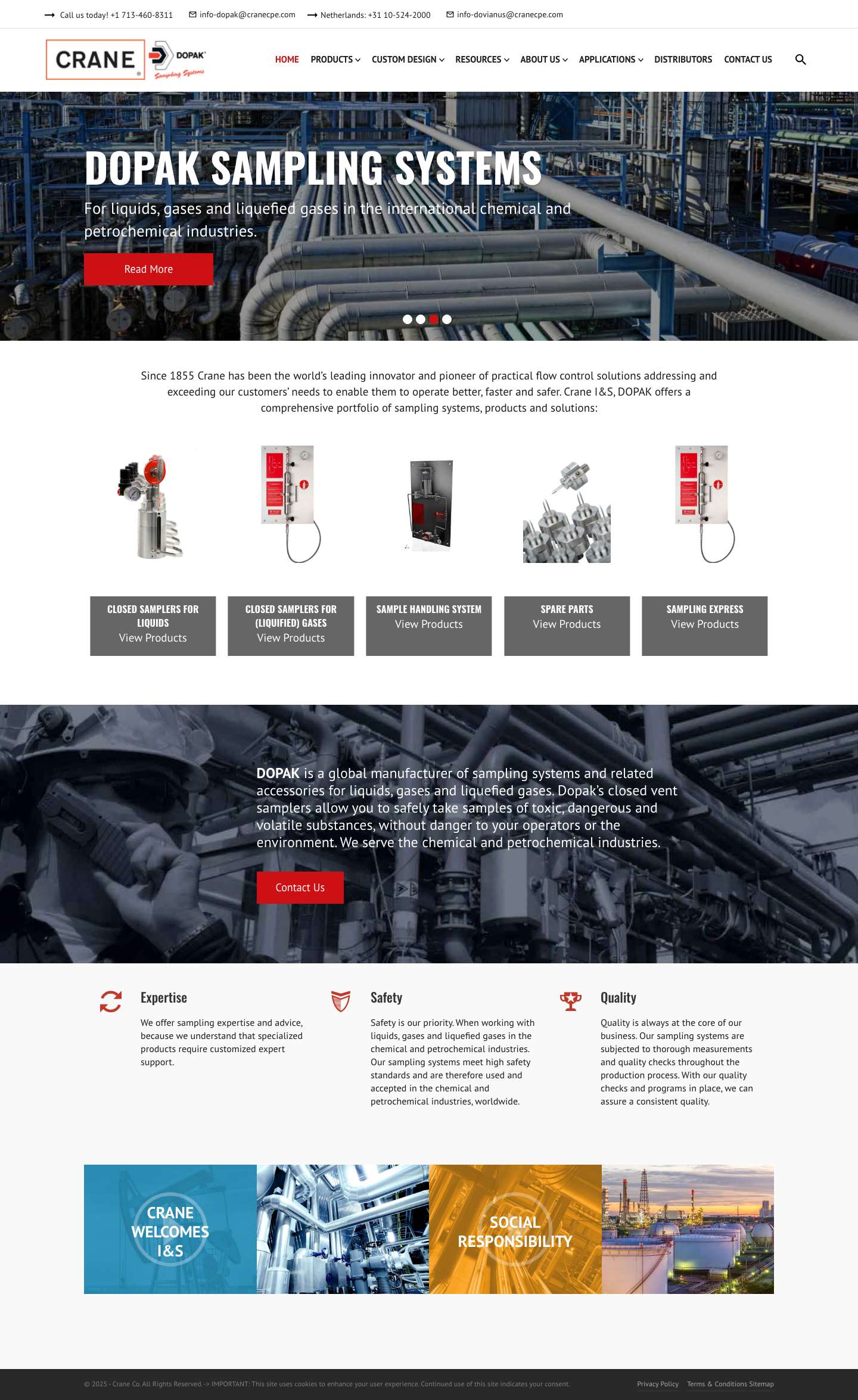 Home - Dopak, Inc. - Full Screenshot