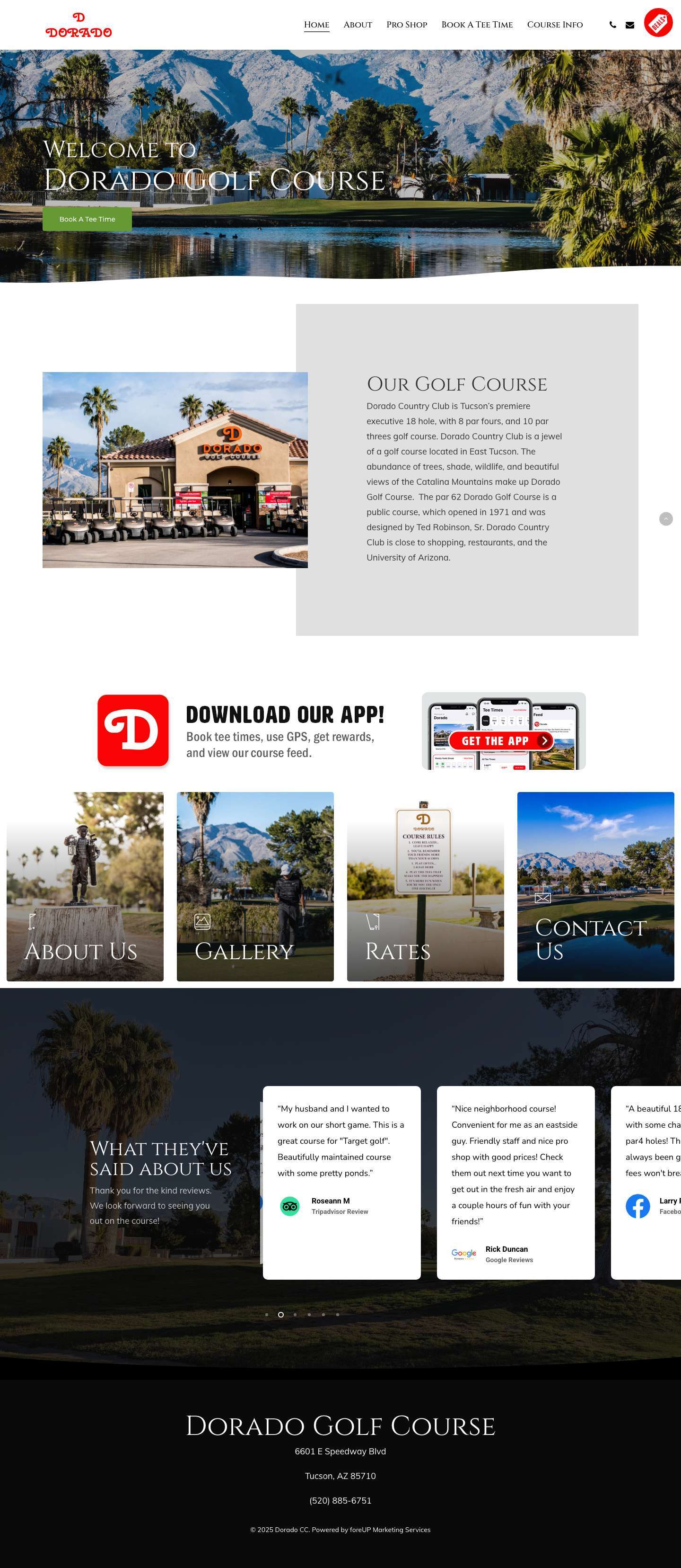 Home - Dorado CC - Full Screenshot