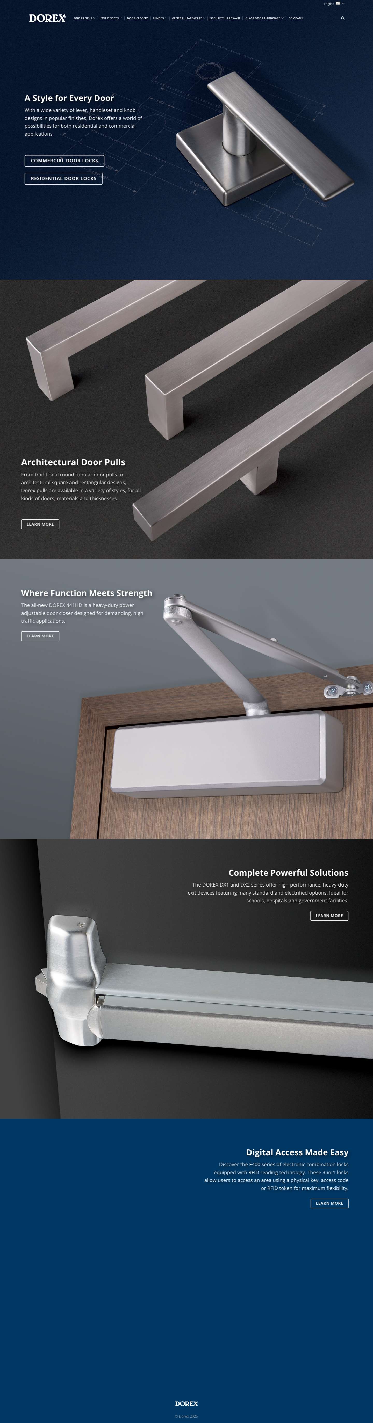 Home 2 - DOREX - Full Screenshot