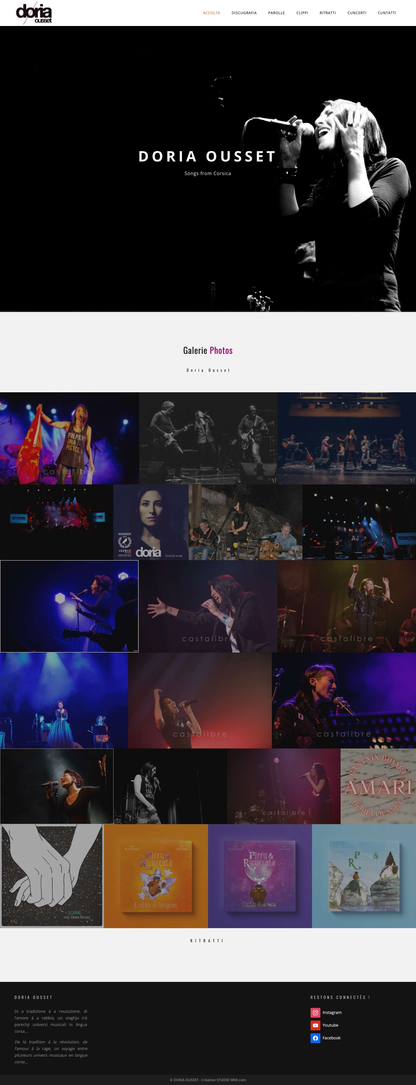 Doria Ousset – Music - Full Screenshot