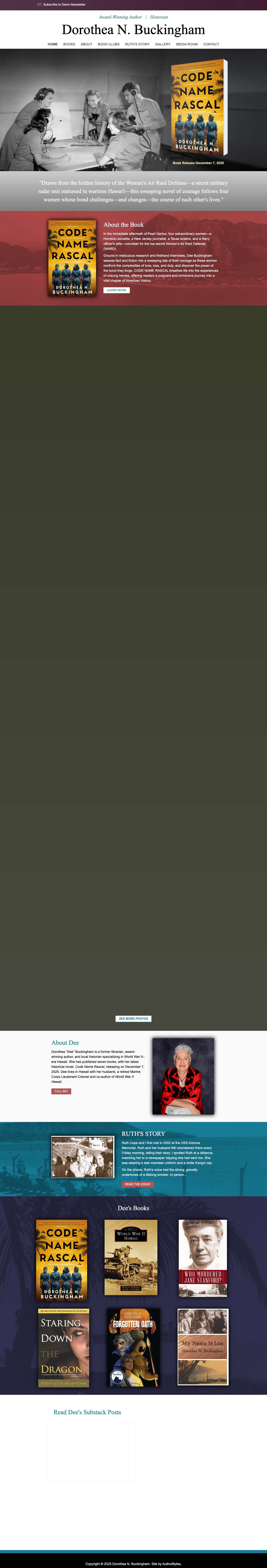 Home - Dorothea N. Buckingham - Full Screenshot