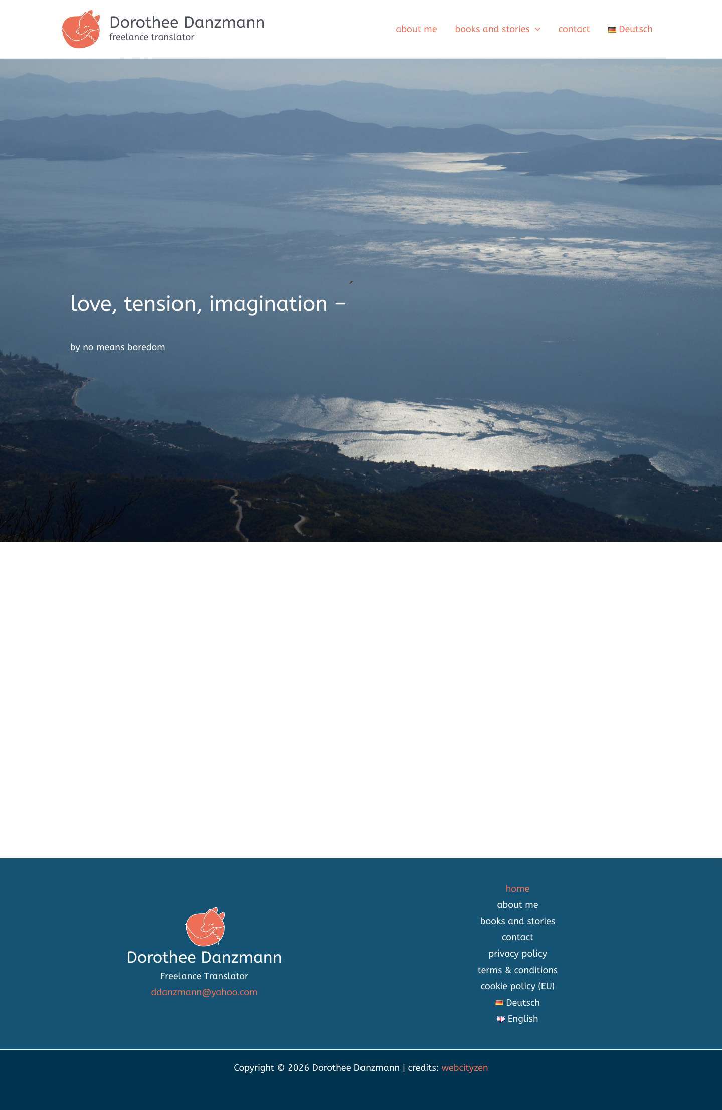 home - Dorothee Danzmann - Full Screenshot