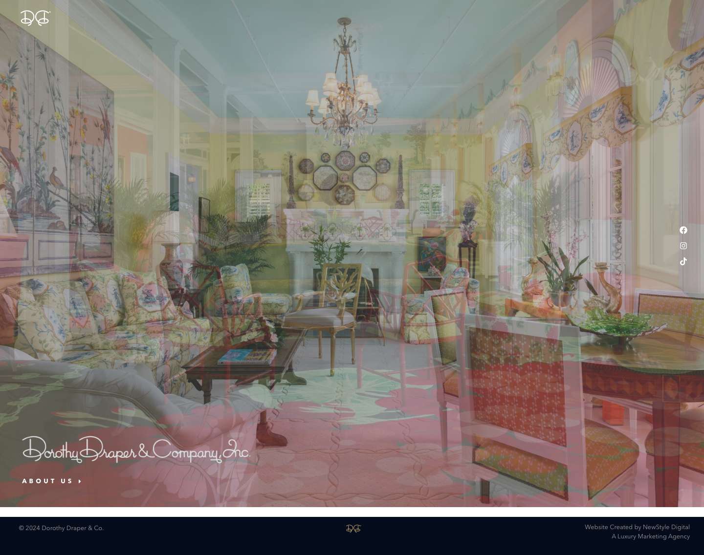 Dorothy Draper & Co. | America's Oldest Design Firm - Full Screenshot