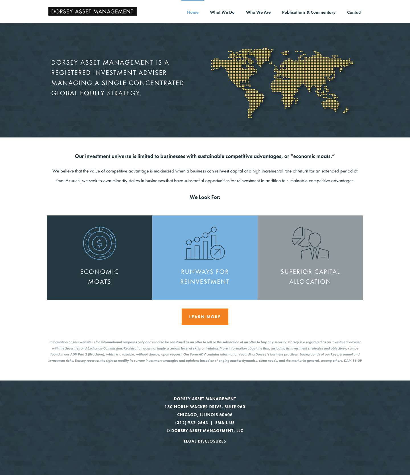 Dorsey Asset Management – Registered Investment Adviser - Full Screenshot