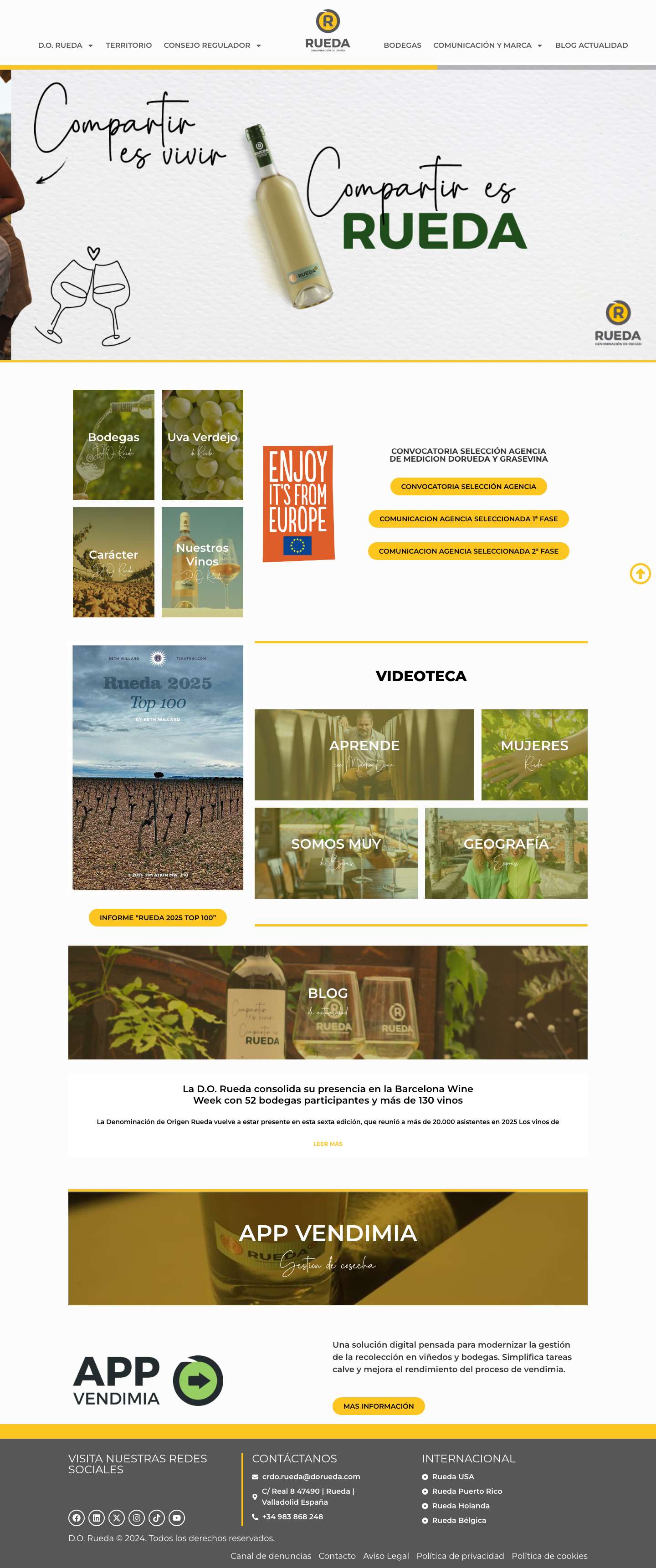 Home - Do RuedaHome - Do Rueda - Full Screenshot