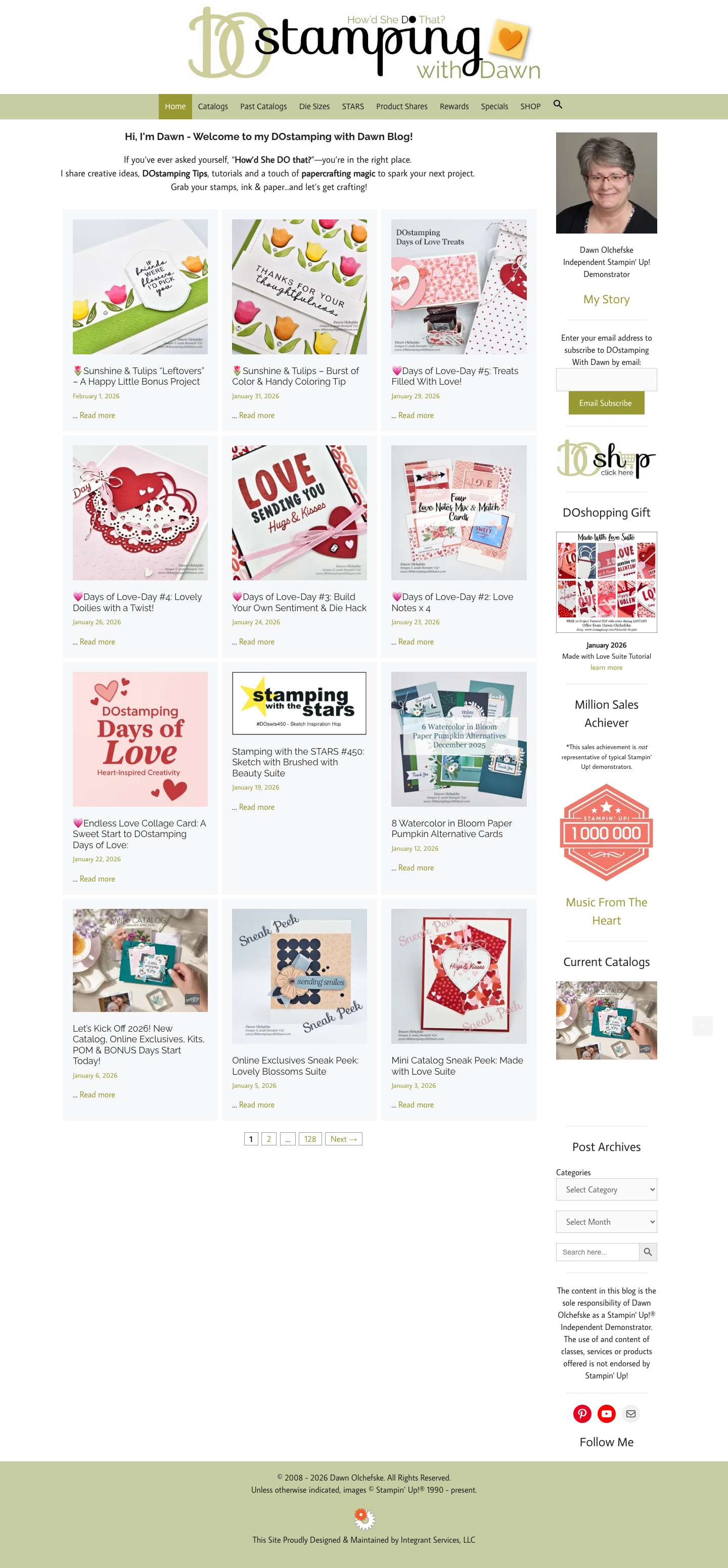 DOstamping with Dawn | Dawn Olchefske, Independent Stampin' Up! Demonstrator - Full Screenshot