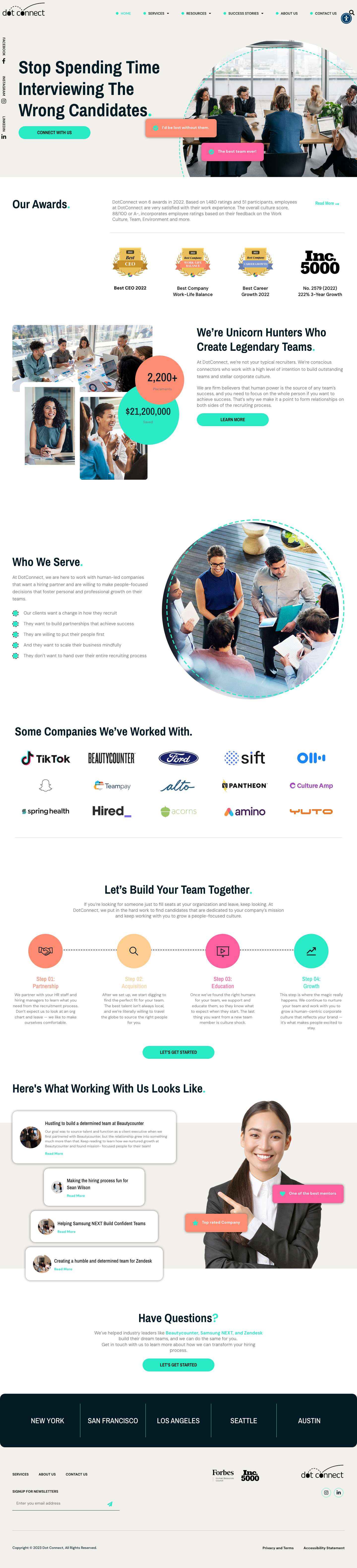 Home - DotConnect - Full Screenshot