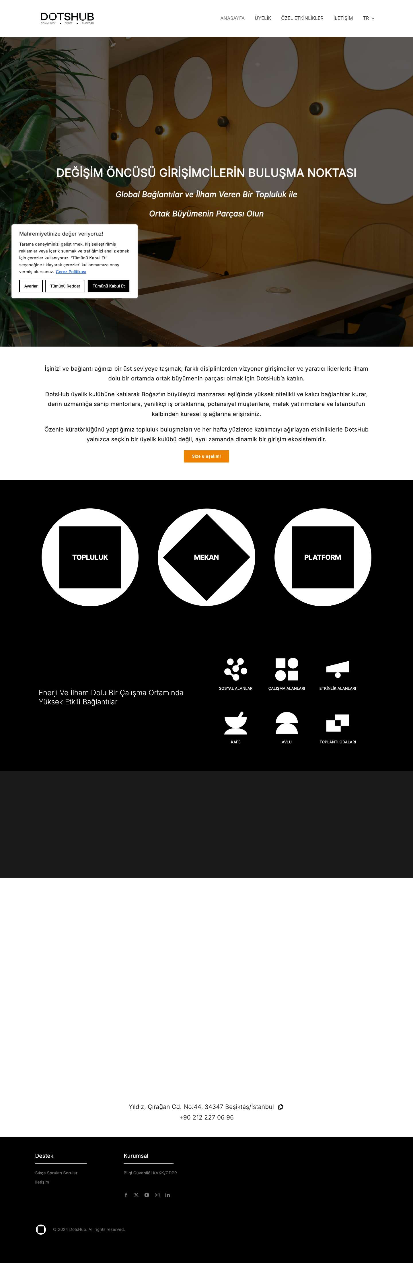DOTSHUB - Değişim Öncüleri İçin Buluşma Noktası - Full Screenshot
