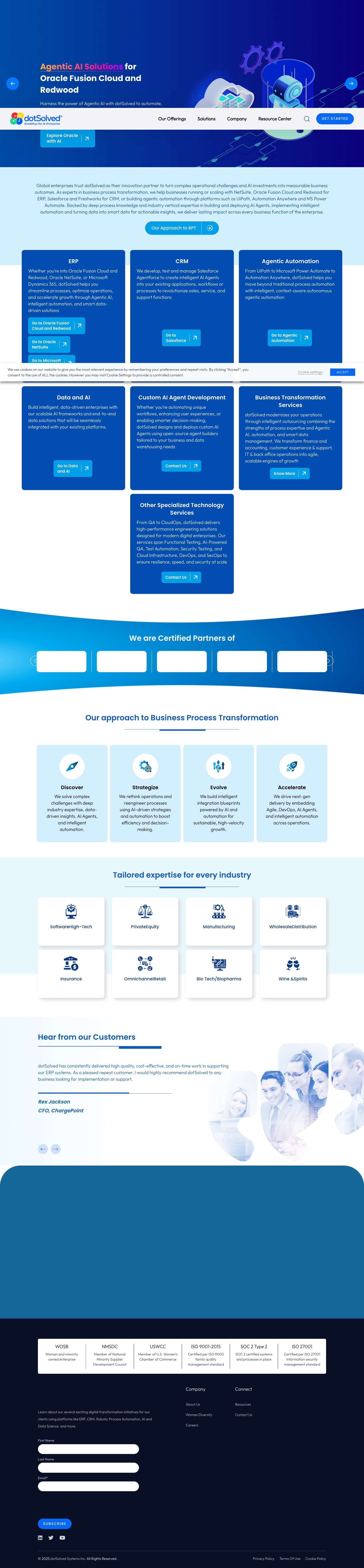 dotSolved | Digital Transformation | IT - Service & Consulting - Full Screenshot
