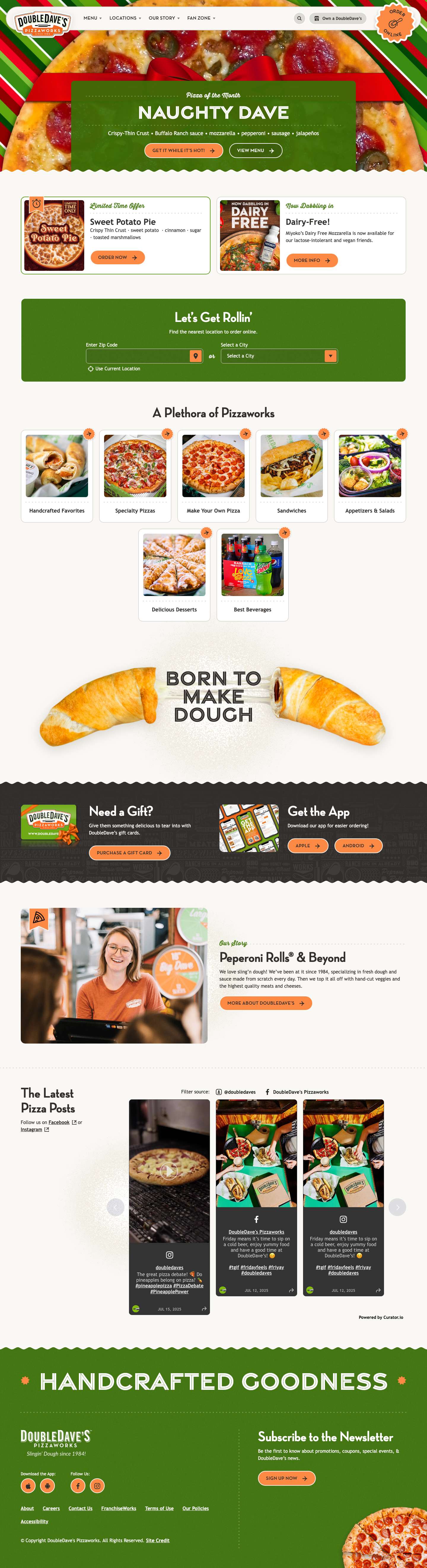 DoubleDave's Pizzaworks - Real Dough Slingin' Deliciousness - Full Screenshot