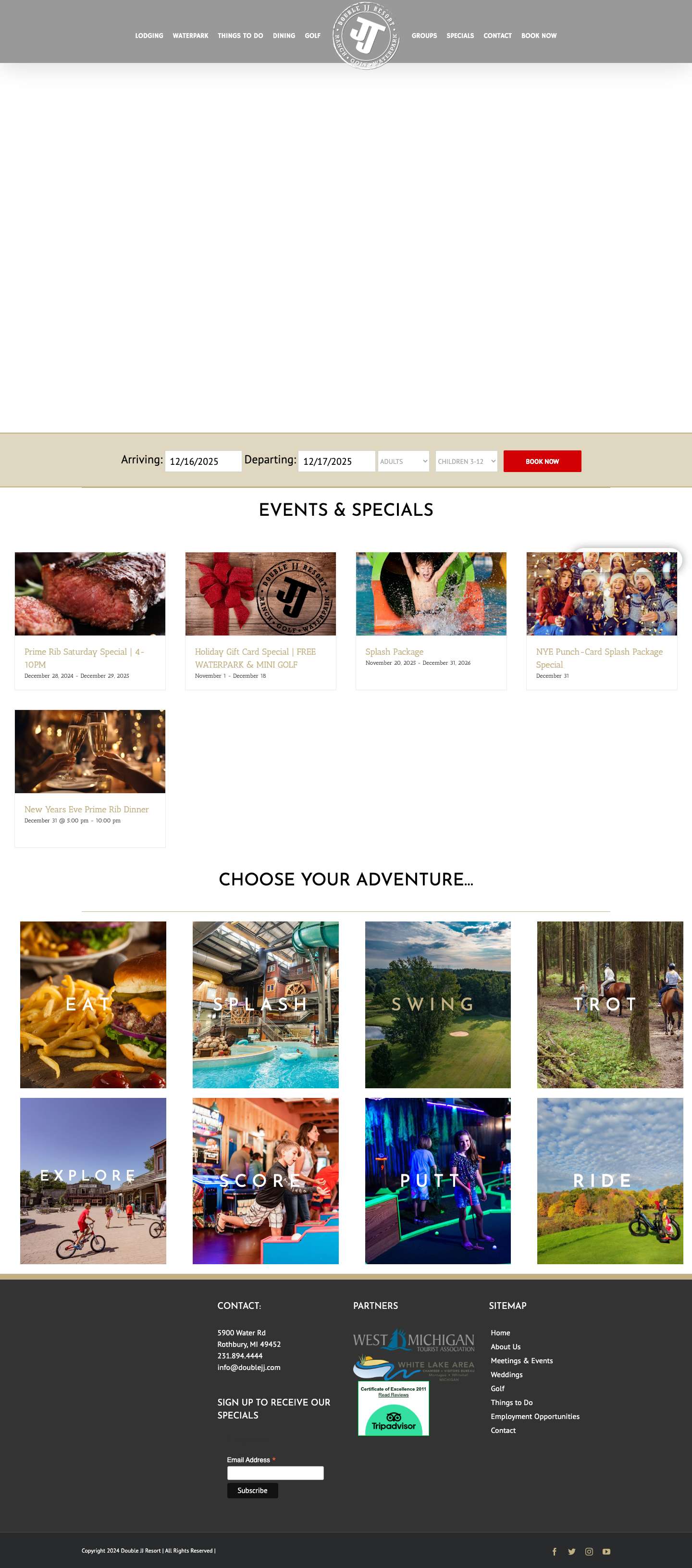 Home - Double JJ Resort - Full Screenshot