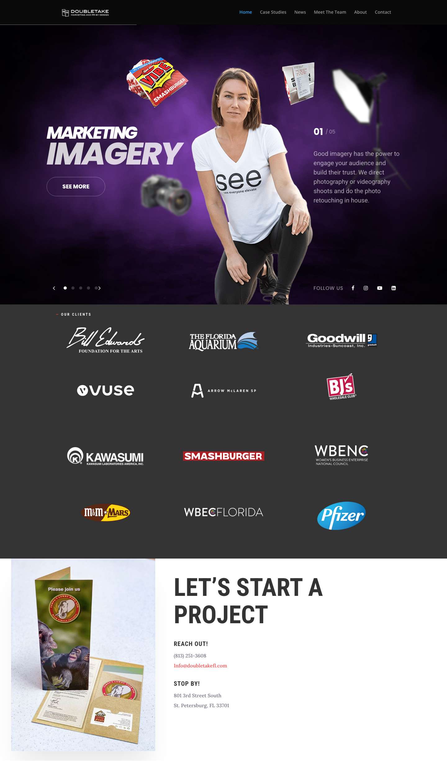 Doubletake Communications | A strategic communications company - Full Screenshot