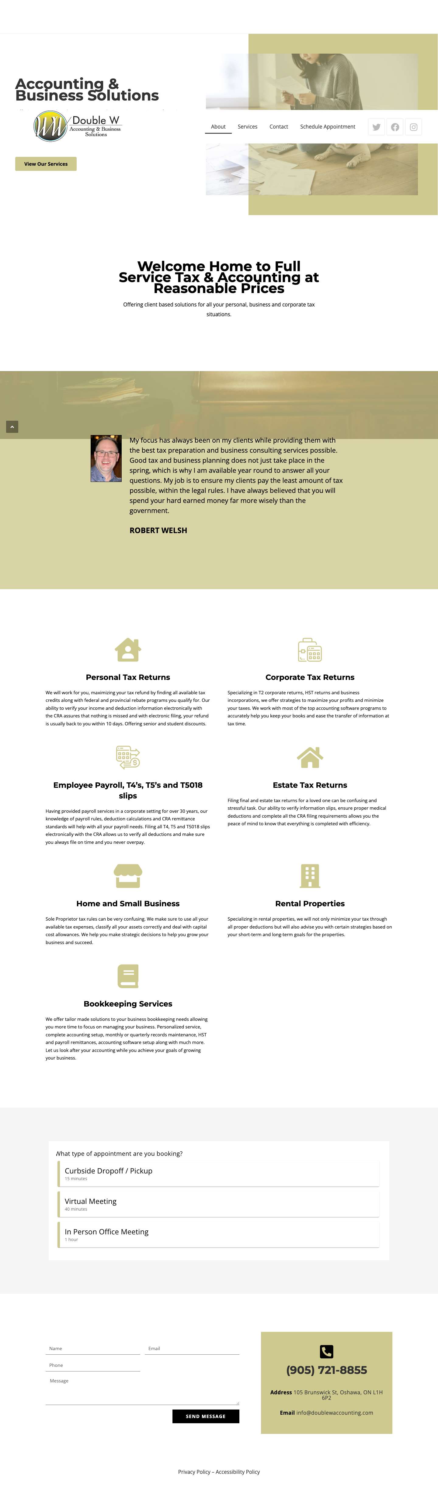 Double W Accounting - Personal, Business and Corporate Tax Returns26-accounting21-accounting - Full Screenshot