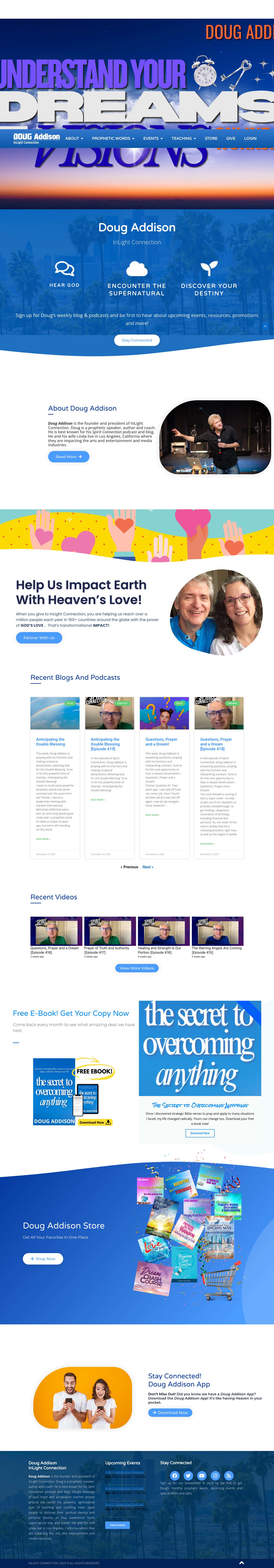 InLight Connection with Doug Addison – Hearing God for Your Life | Doug Addison - Full Screenshot