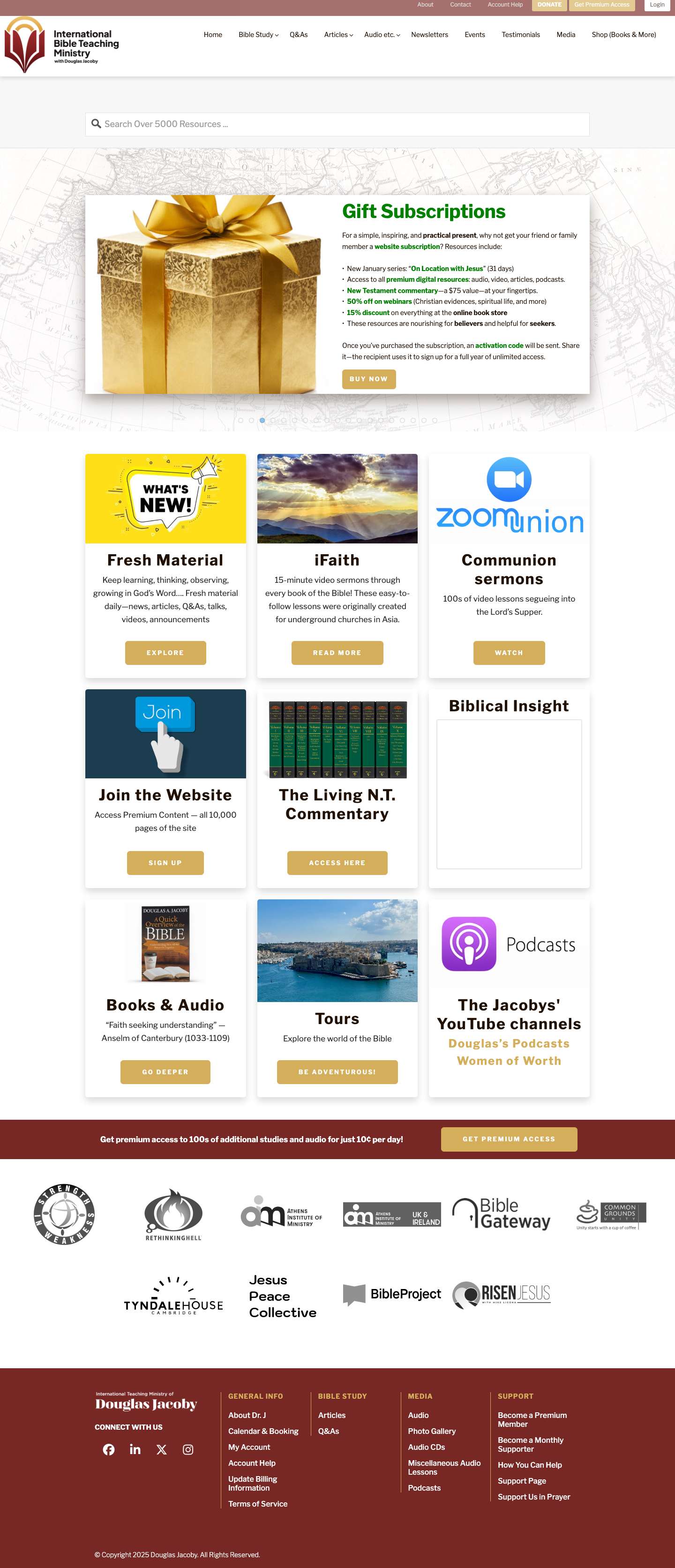 Douglas Jacoby | Challenging People to Think About Faith | Douglas Jacoby - Full Screenshot