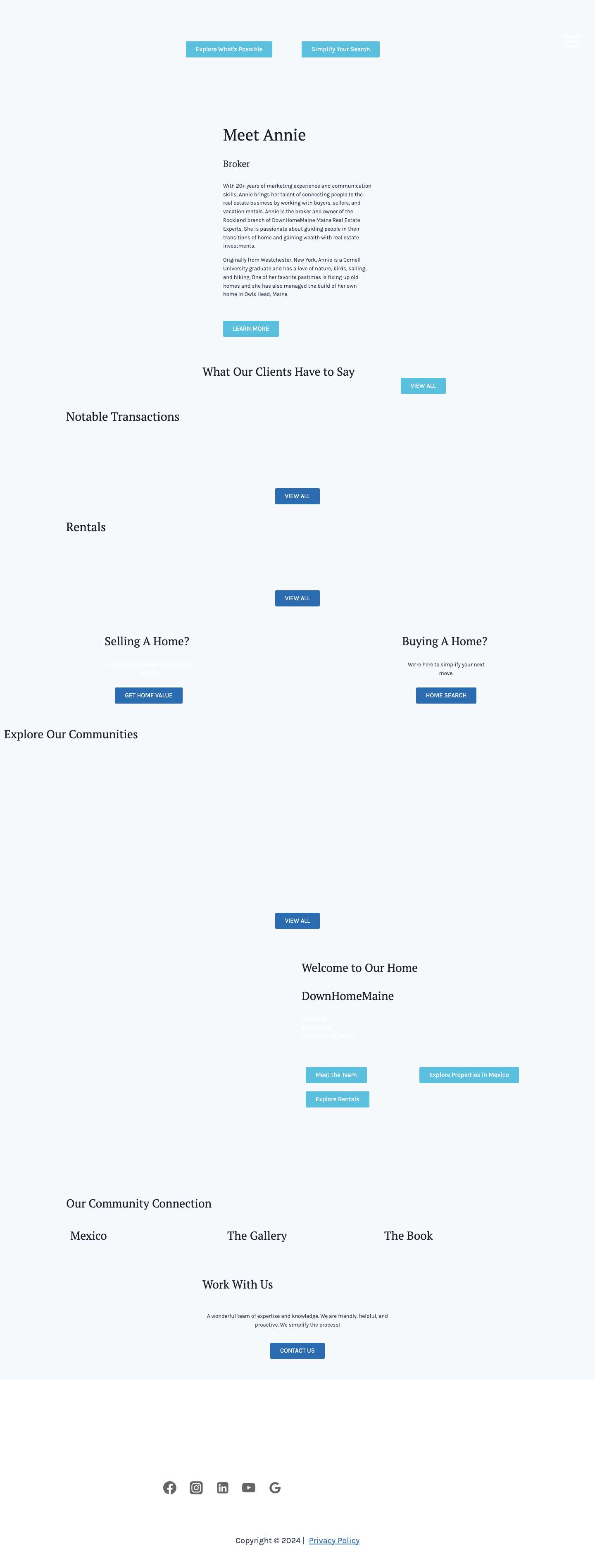 Down Home Maine – Maine Real EstateExpandToggle MenuFacebookInstagramLinkedinYouTubeGoogle ReviewsExpand - Full Screenshot