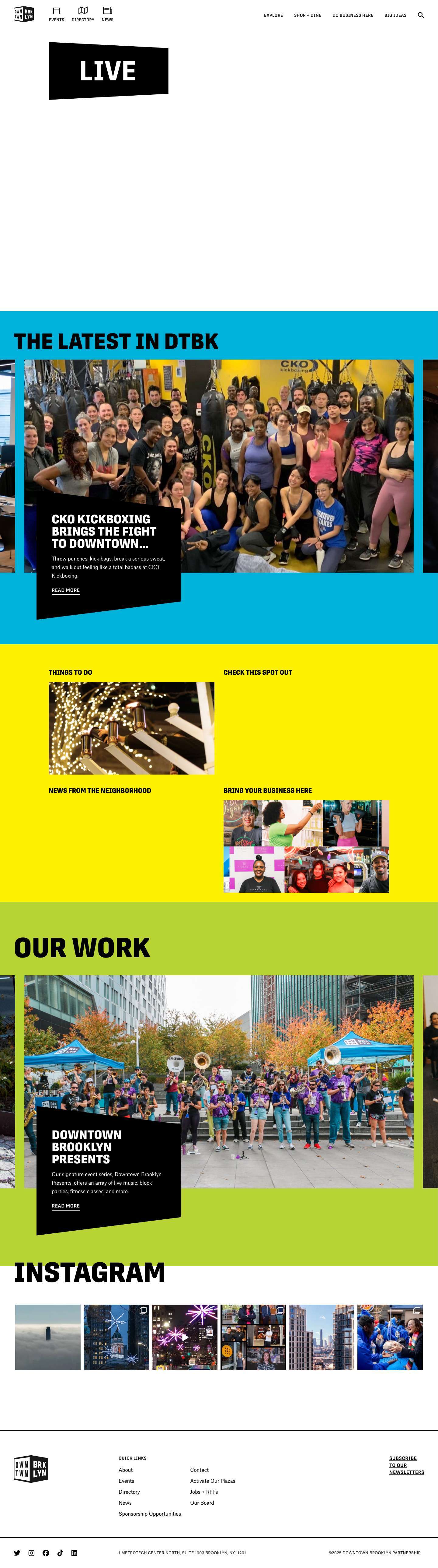 Welcome to Downtown Brooklyn - Full Screenshot