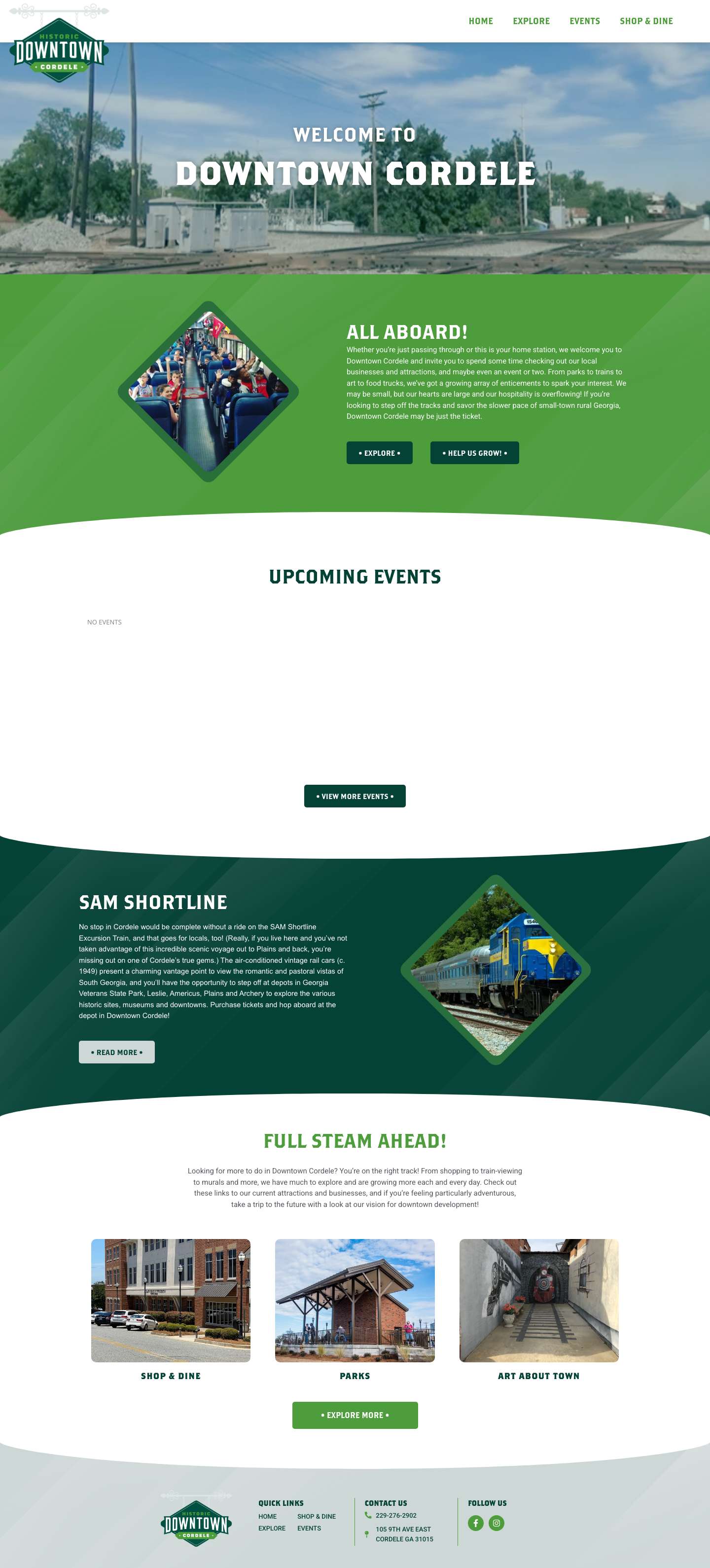 Cordele – Downtown Cordele - Full Screenshot