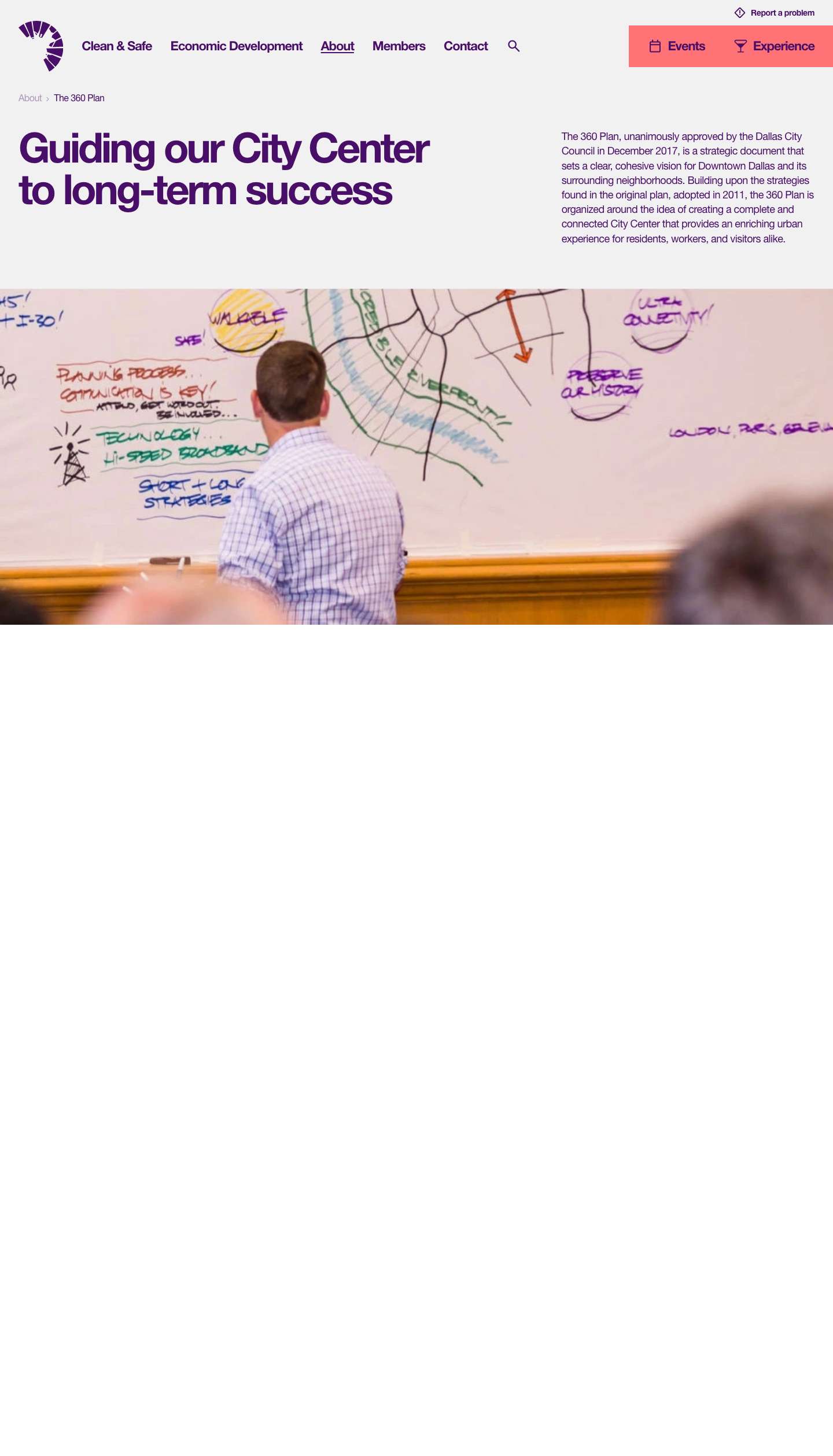 The 360 Plan - Downtown Dallas, Inc. - Full Screenshot