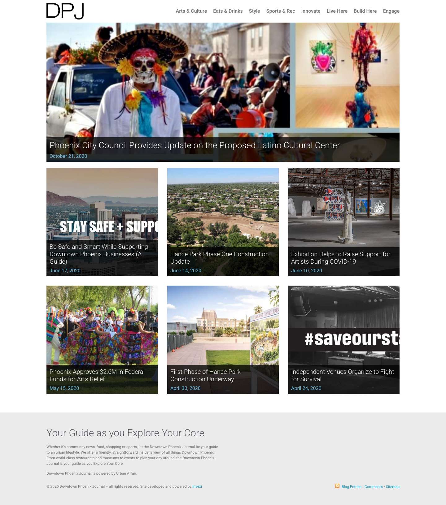 - Downtown Phoenix Journal - Full Screenshot