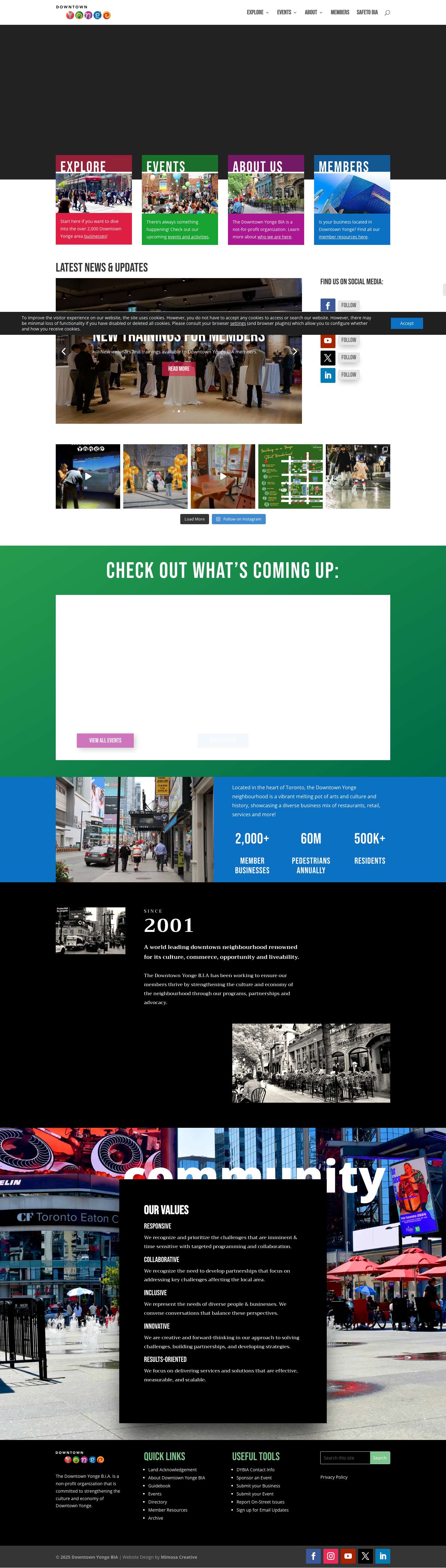 Downtown Yonge BIA | - Full Screenshot