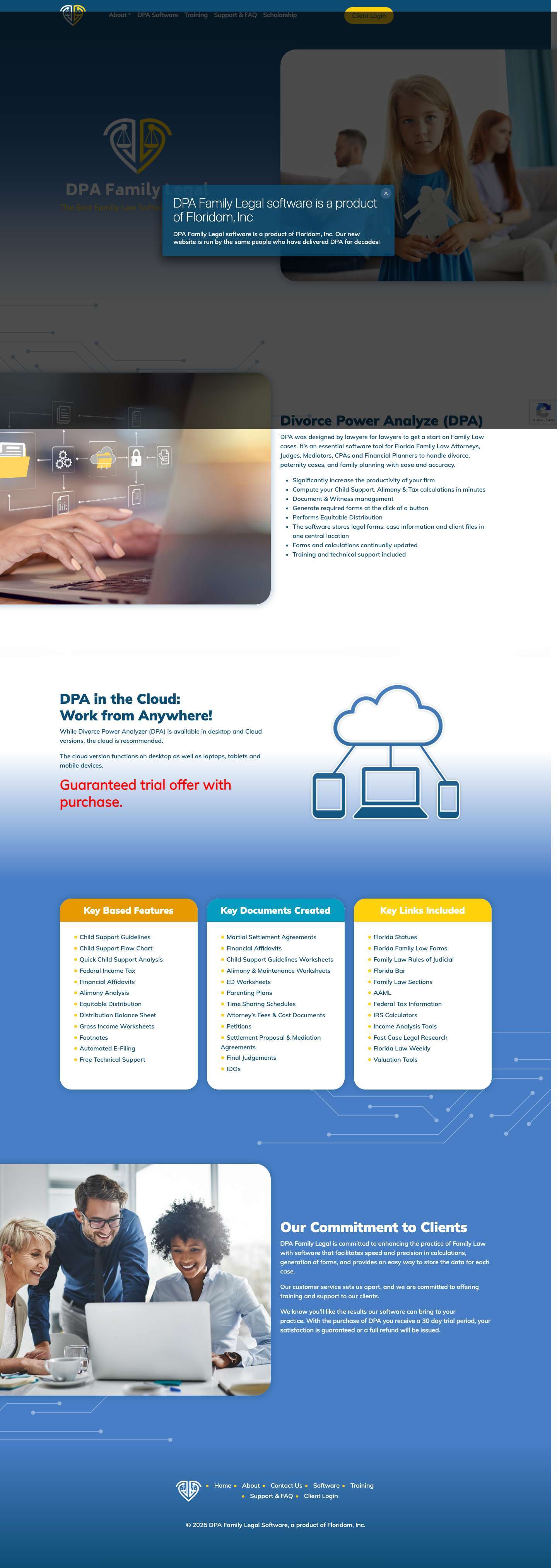 Home - DPA Family Legal - Full Screenshot