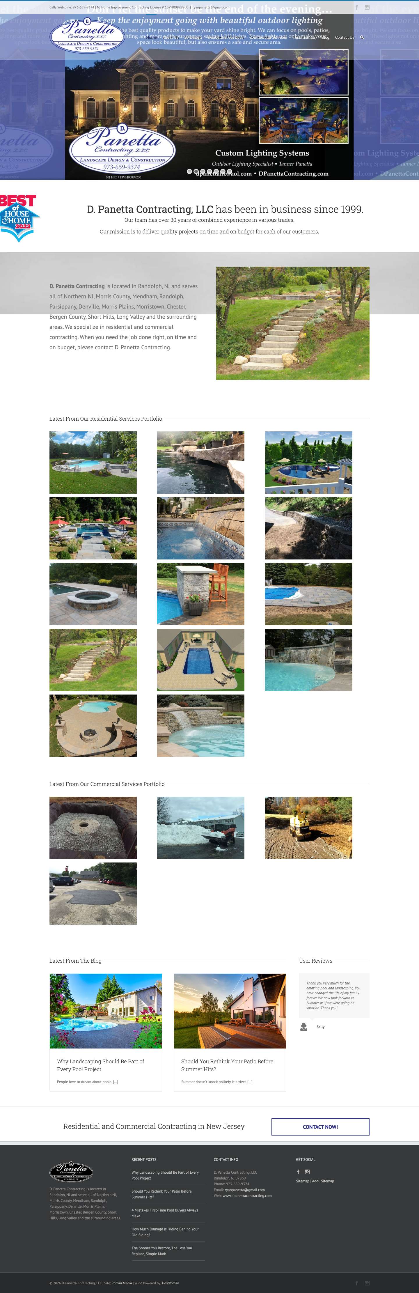 Landscape 3D Pool Design Excavation Construction NJ - Full Screenshot