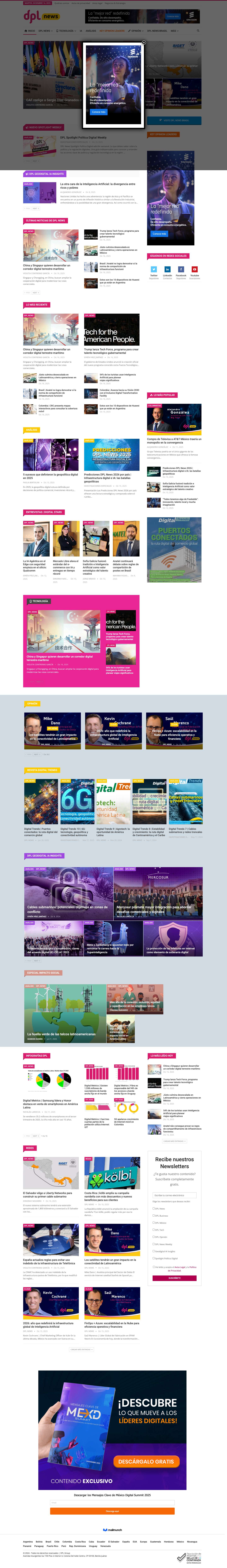 DPL News | Agencia de noticias líder en iberoamérica - Full Screenshot