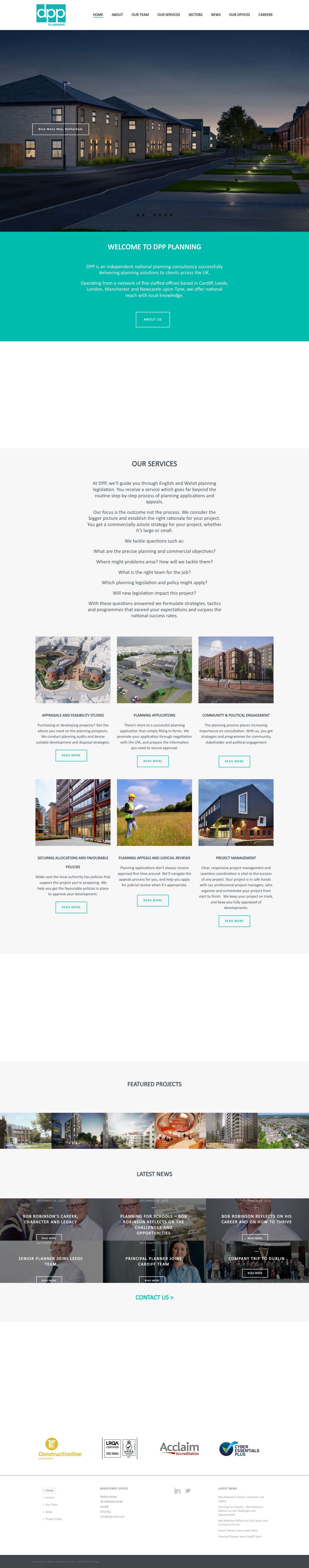 DPP – Urban Planning Consultancy - Full Screenshot