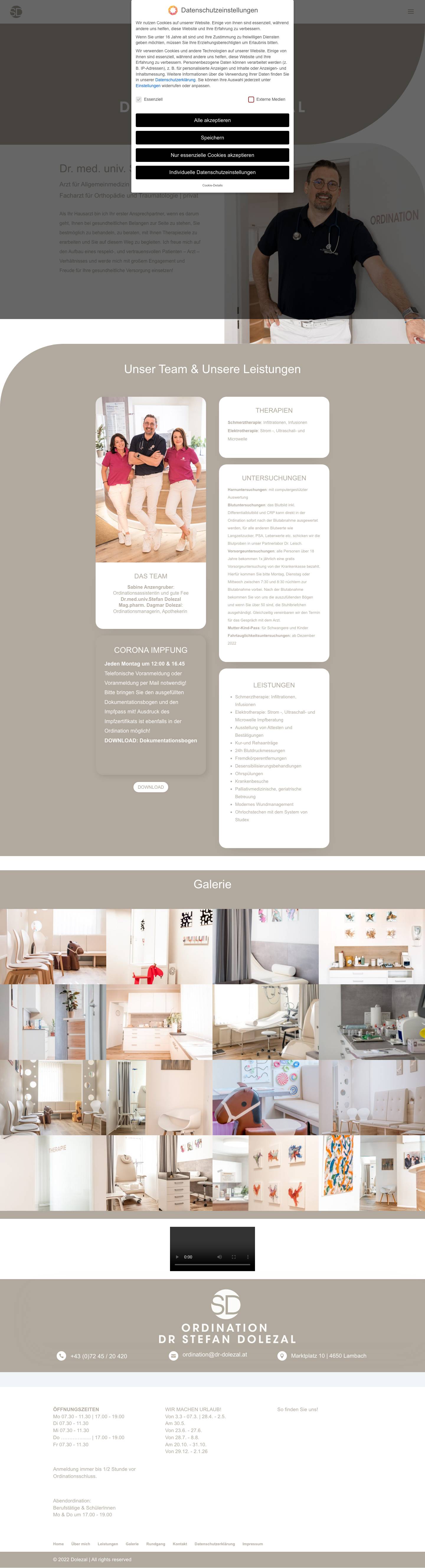 Ordination Dr. Stefan Dolezal | Eine weitere WordPress-Website - Full Screenshot