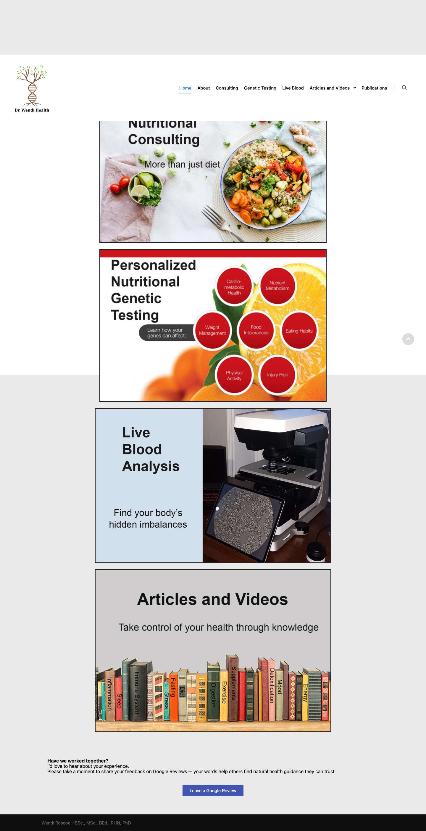 Optimize your health through diet and exercise - Full Screenshot