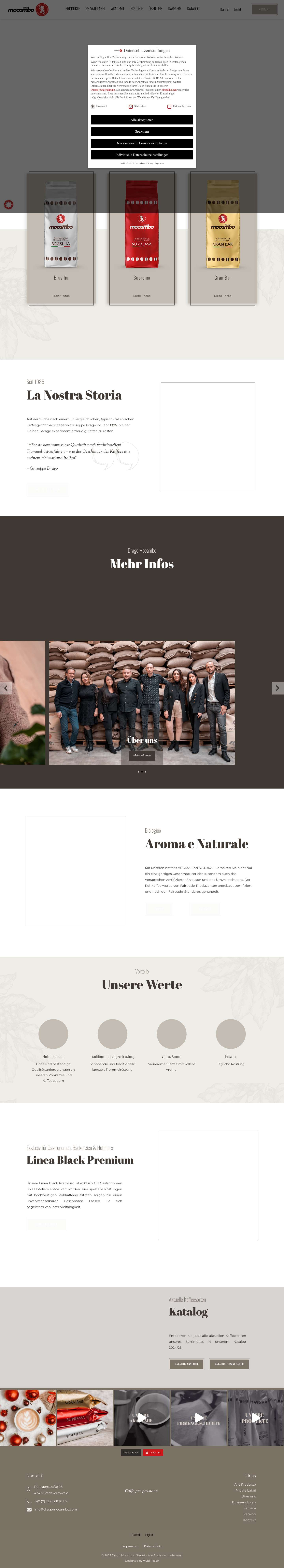 Drago Mocambo Home - Drago Mocambo - Full Screenshot