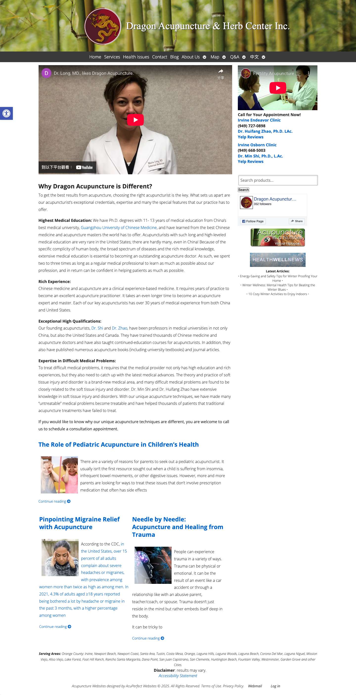 Dragon Acupuncture & Herb Center Inc. | Acupuncture Clinic in Irvine, CAAccessibility ToolsIncrease TextDecrease TextGrayscaleHigh ContrastNegative ContrastLight BackgroundLinks UnderlineReadable FontReset - Full Screenshot